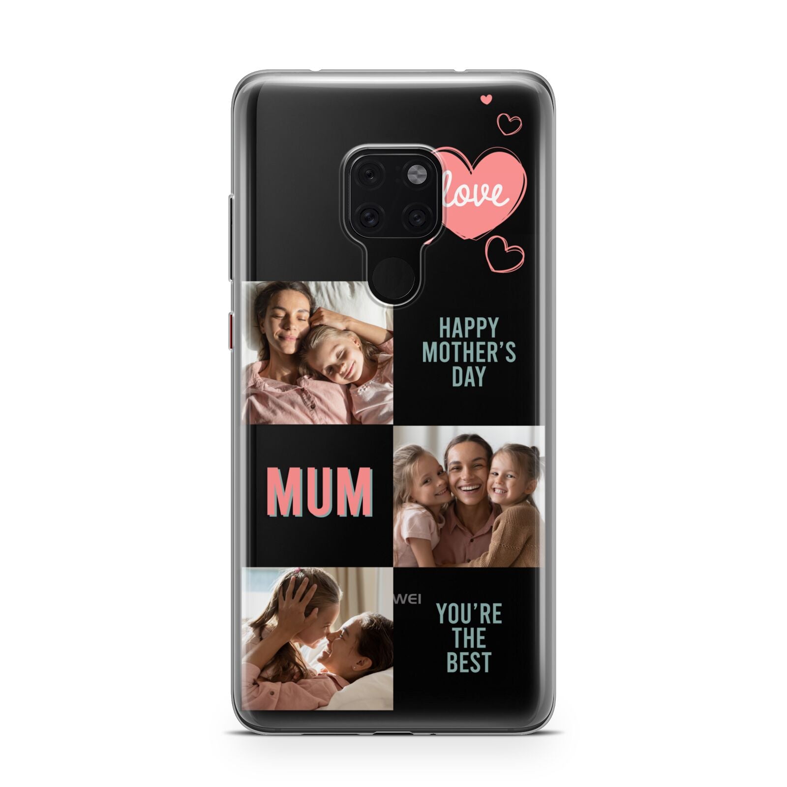 Pink Mum Photo Collage Huawei Mate 20 Phone Case