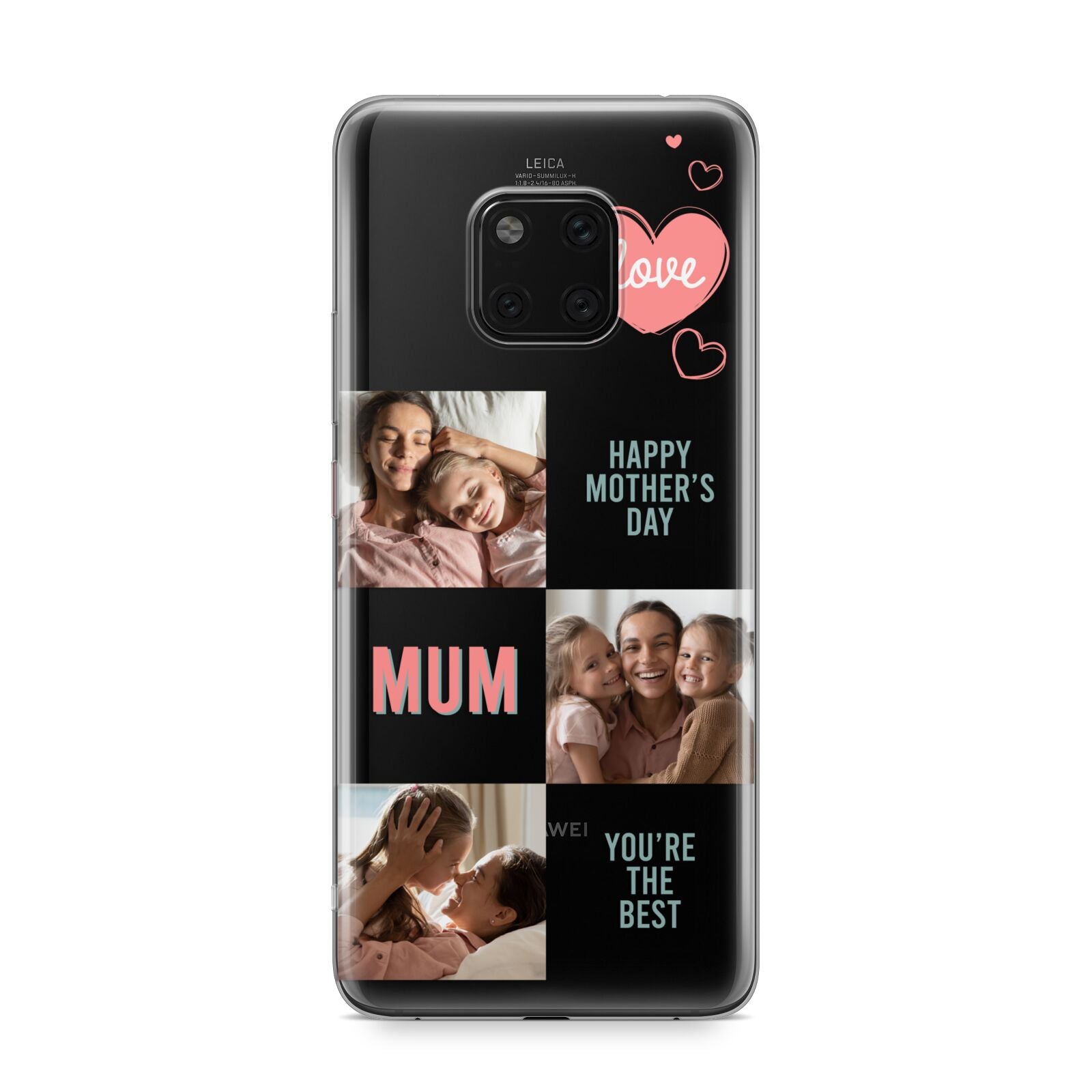 Pink Mum Photo Collage Huawei Mate 20 Pro Phone Case