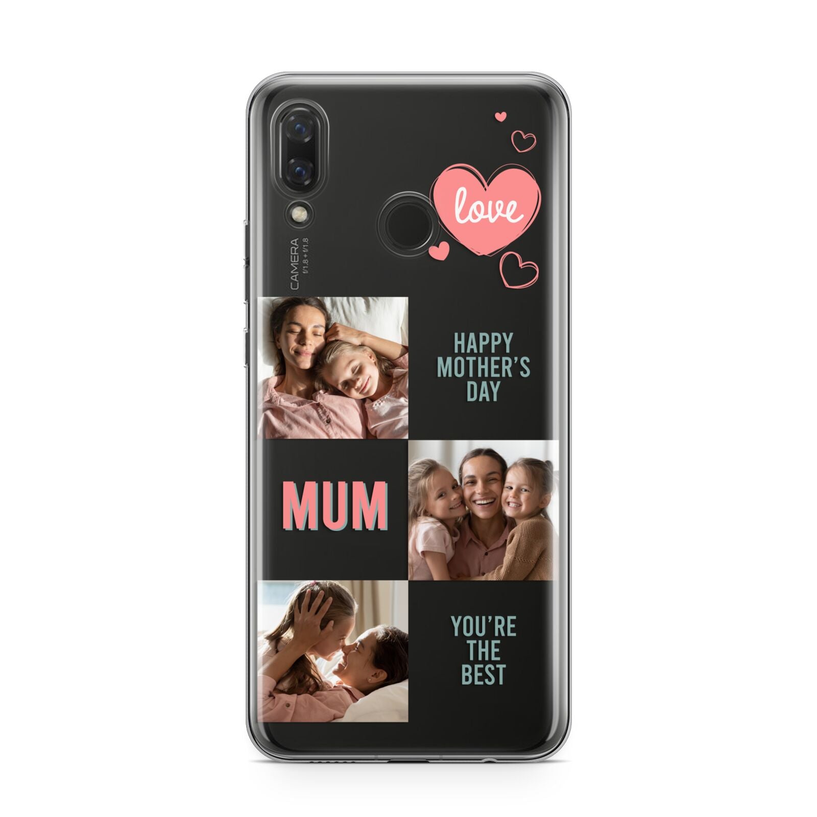 Pink Mum Photo Collage Huawei Nova 3 Phone Case