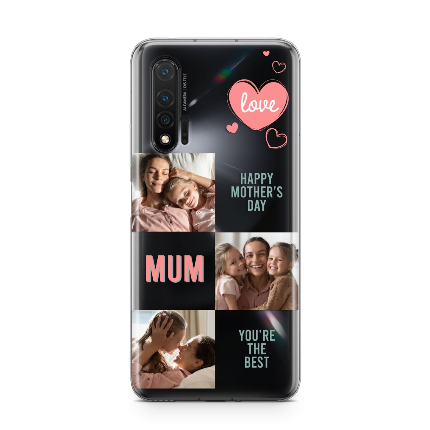 Pink Mum Photo Collage Huawei Nova 6 Phone Case