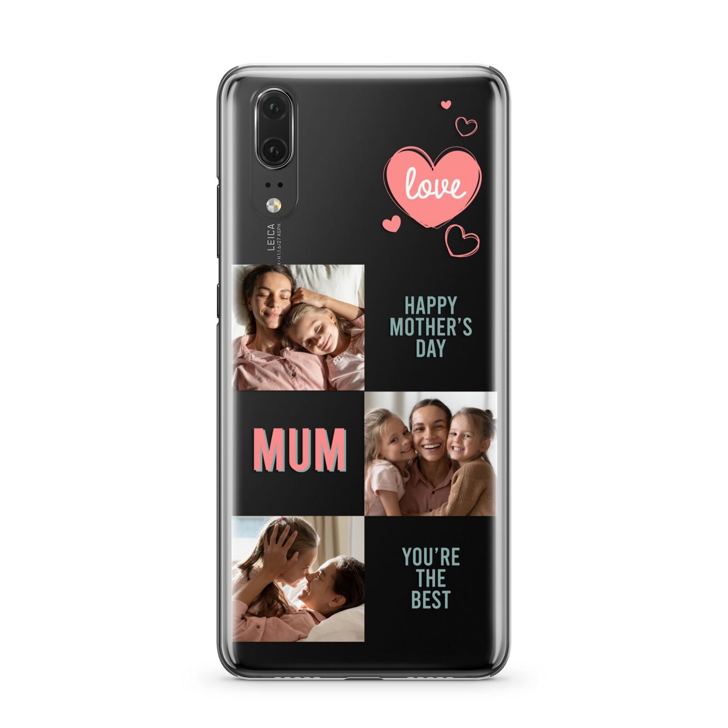 Pink Mum Photo Collage Huawei P20 Phone Case