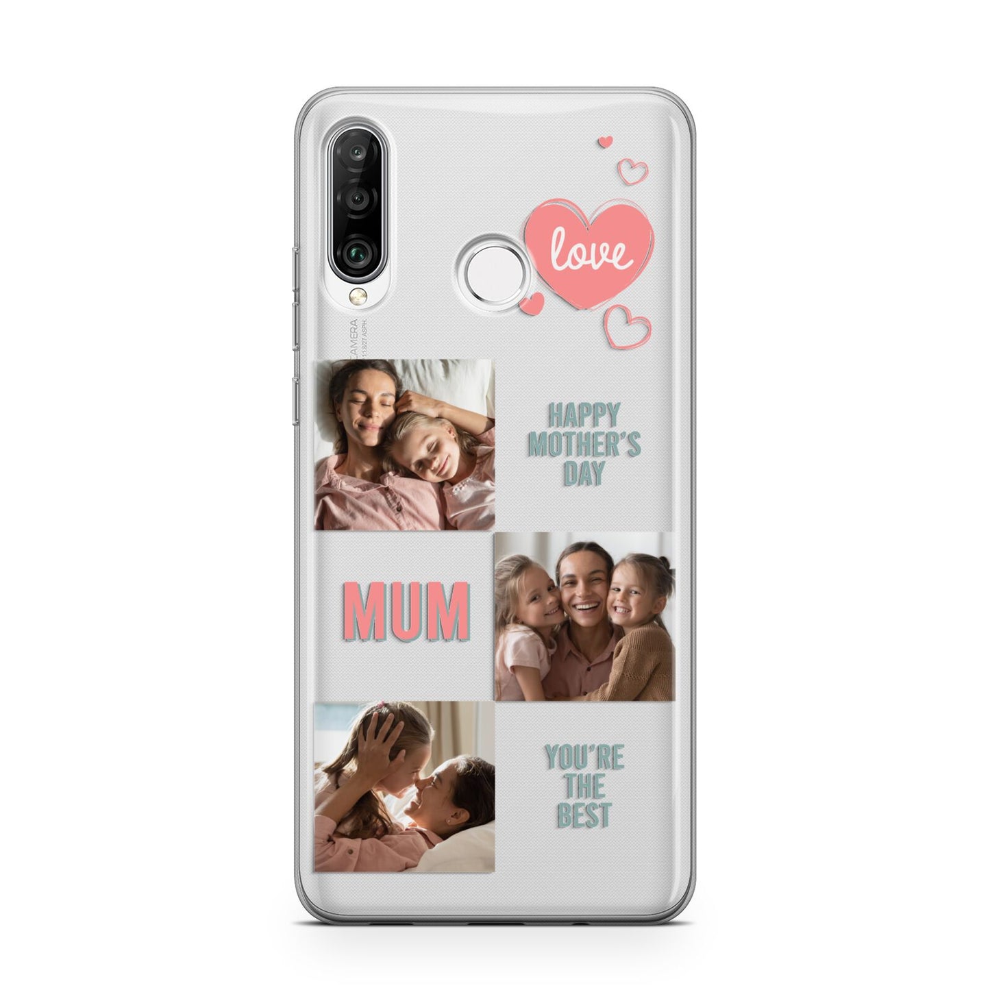 Pink Mum Photo Collage Huawei P30 Lite Phone Case