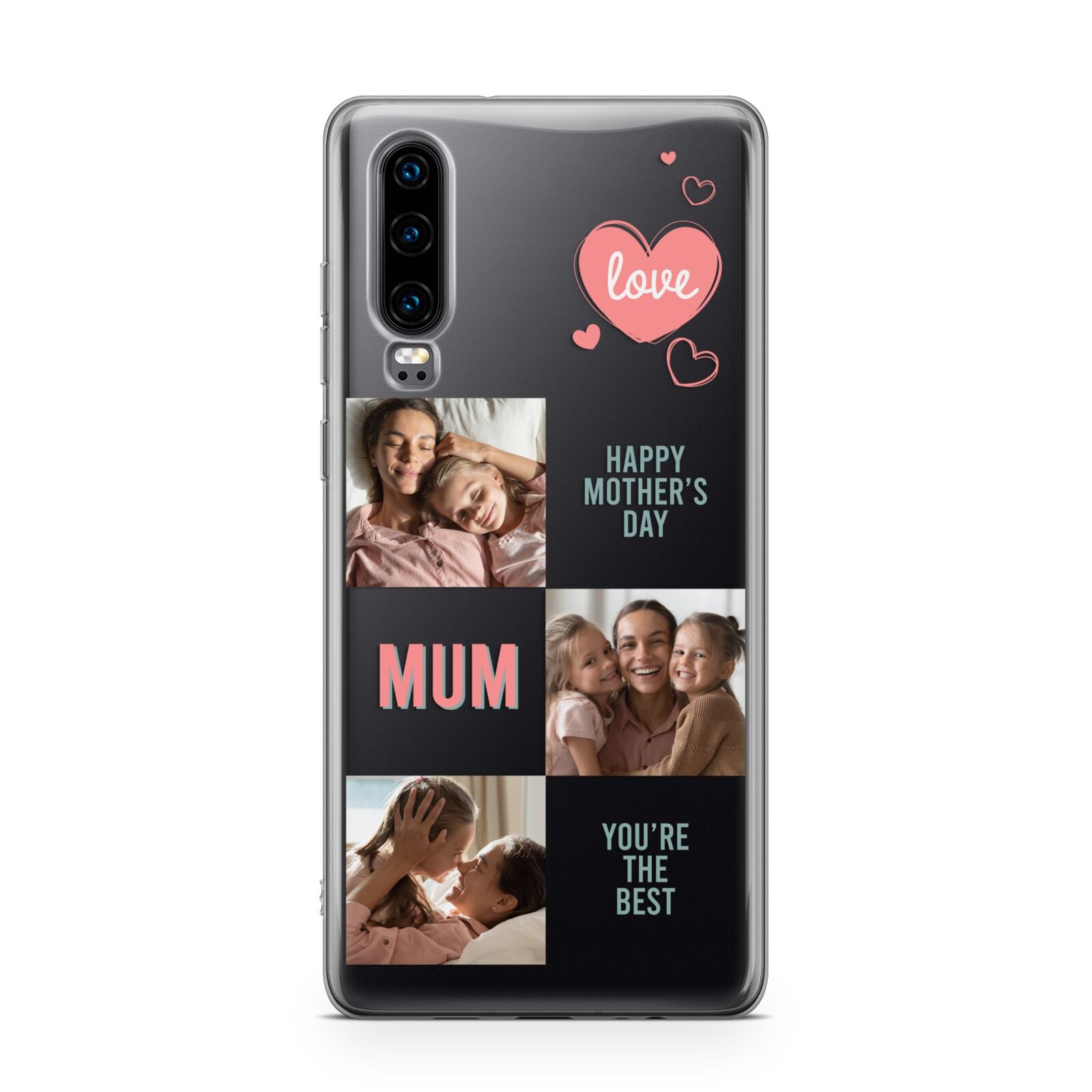 Pink Mum Photo Collage Huawei P30 Phone Case