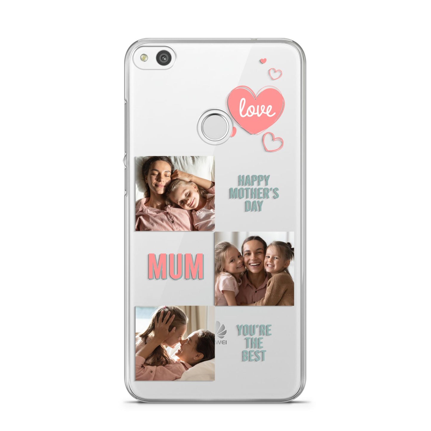 Pink Mum Photo Collage Huawei P8 Lite Case