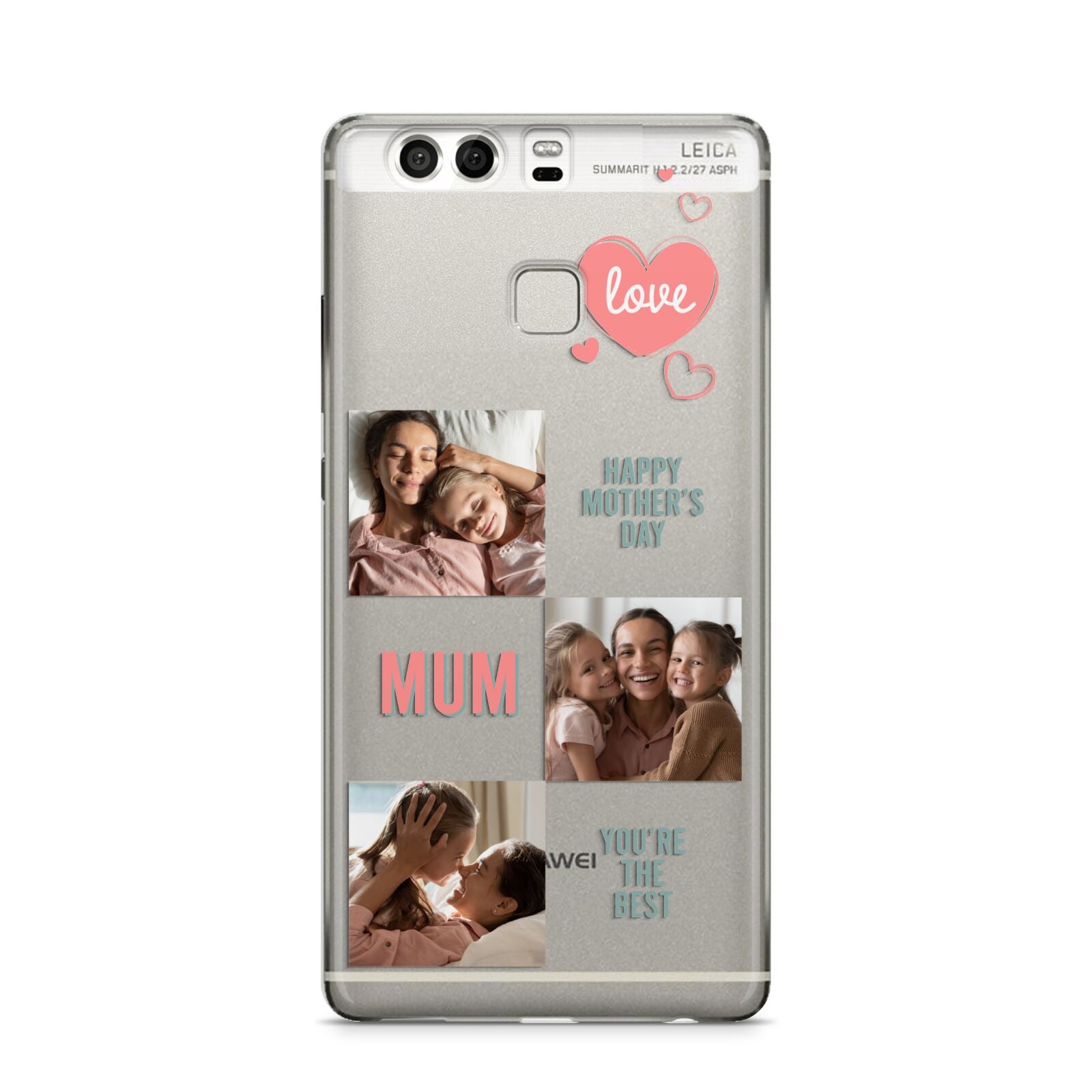 Pink Mum Photo Collage Huawei P9 Case