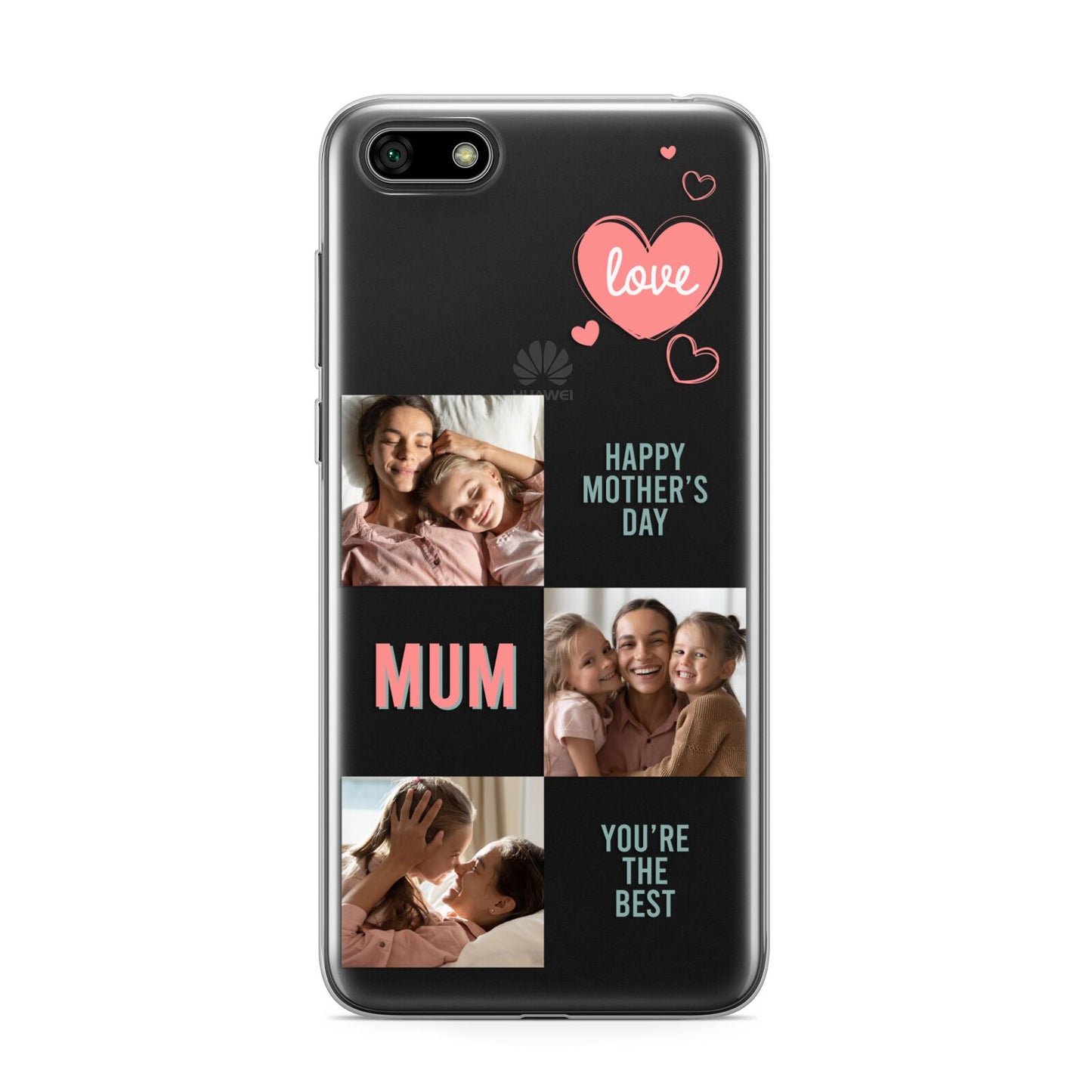 Pink Mum Photo Collage Huawei Y5 Prime 2018 Phone Case