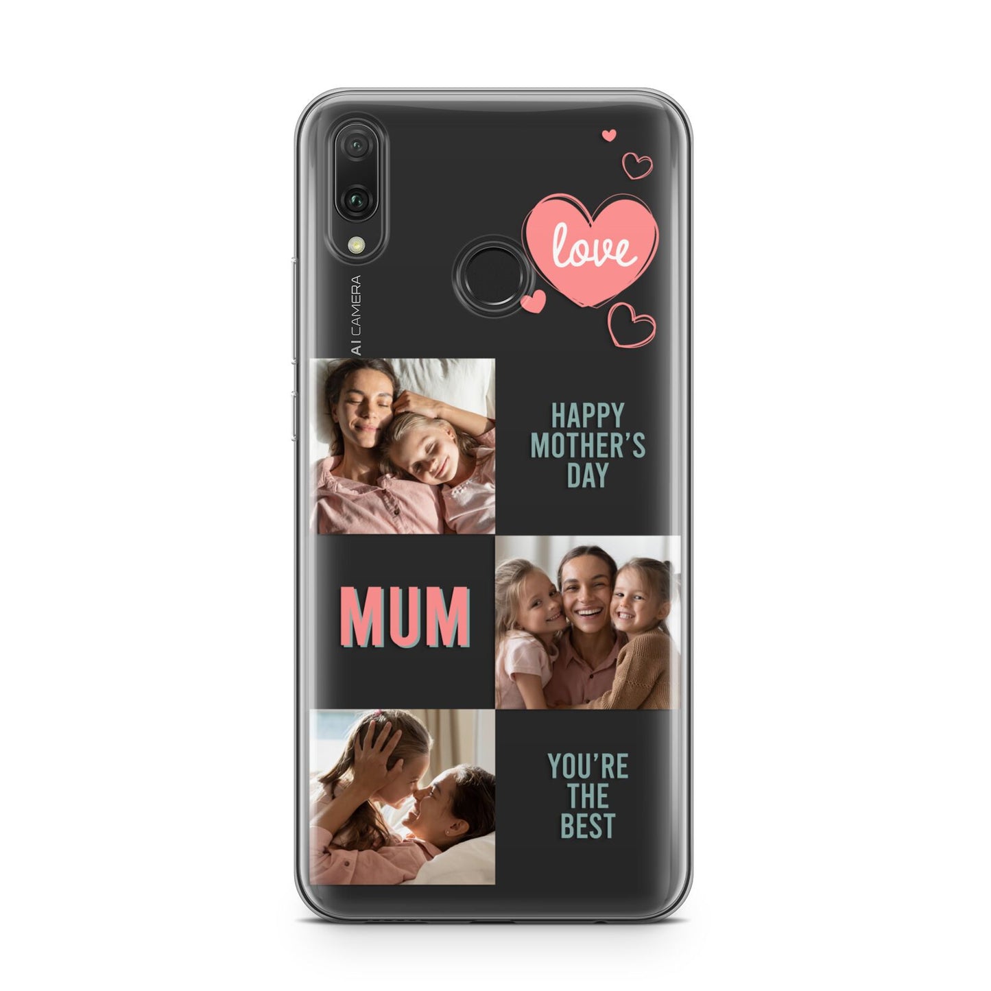 Pink Mum Photo Collage Huawei Y9 2019