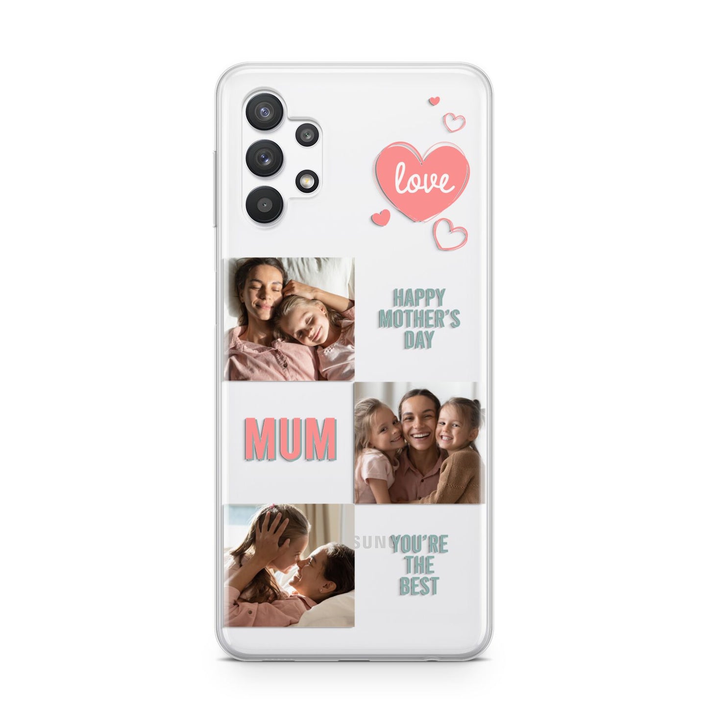 Pink Mum Photo Collage Samsung A32 5G Case