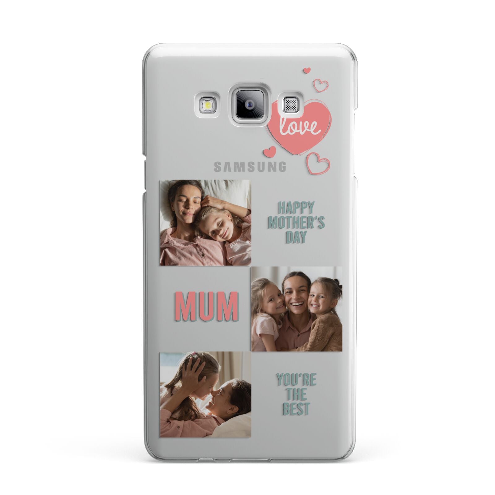 Pink Mum Photo Collage Samsung Galaxy A7 2015 Case