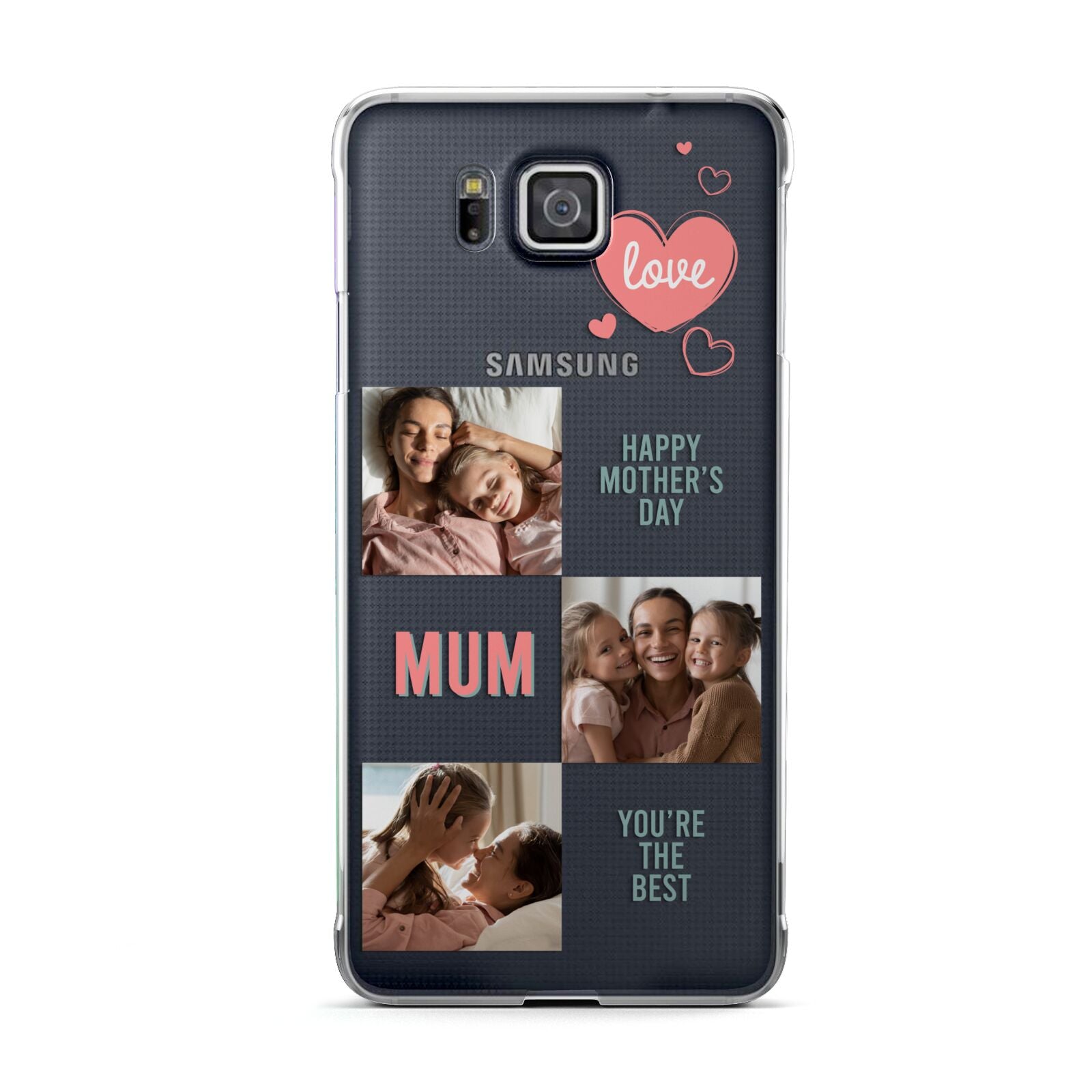 Pink Mum Photo Collage Samsung Galaxy Alpha Case