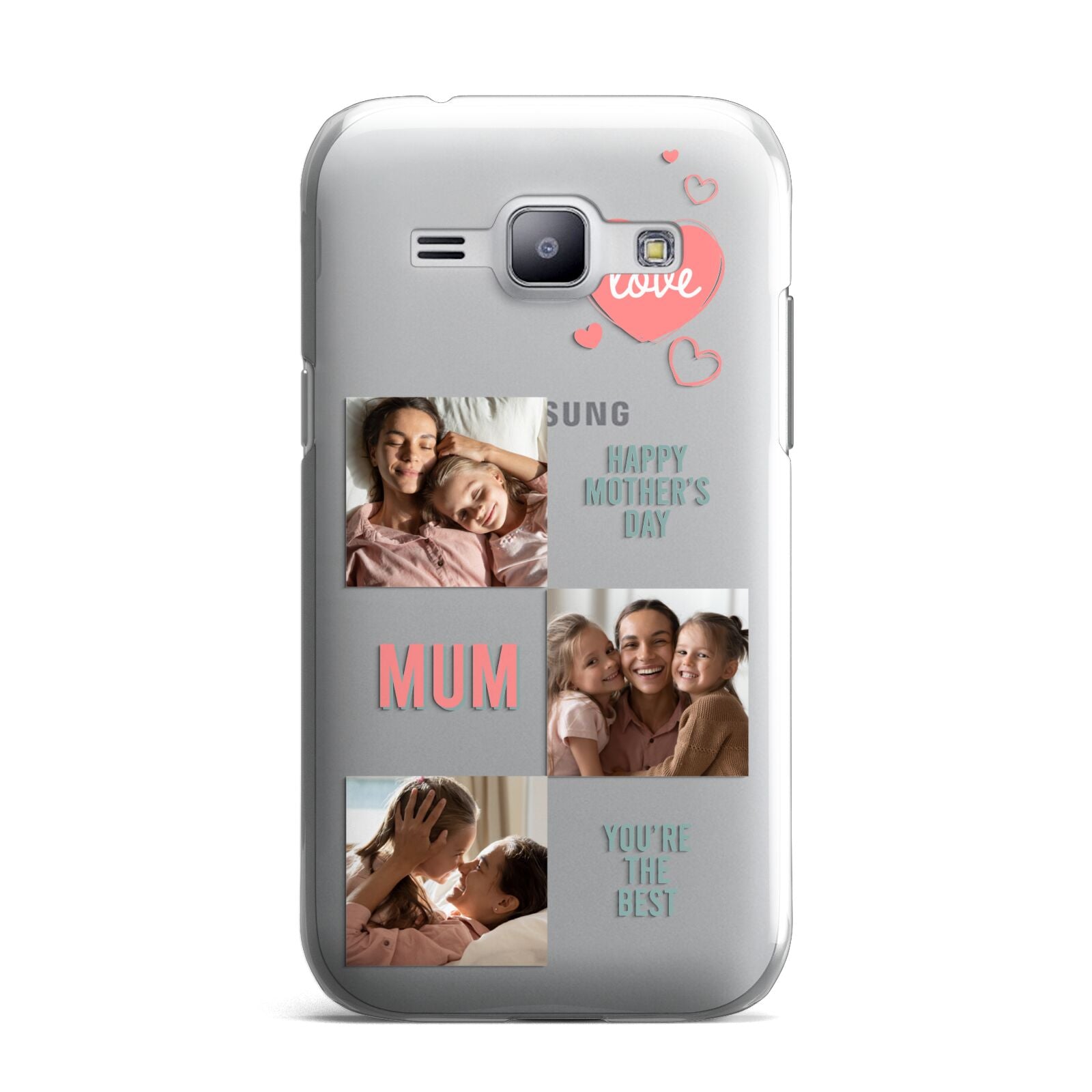 Pink Mum Photo Collage Samsung Galaxy J1 2015 Case