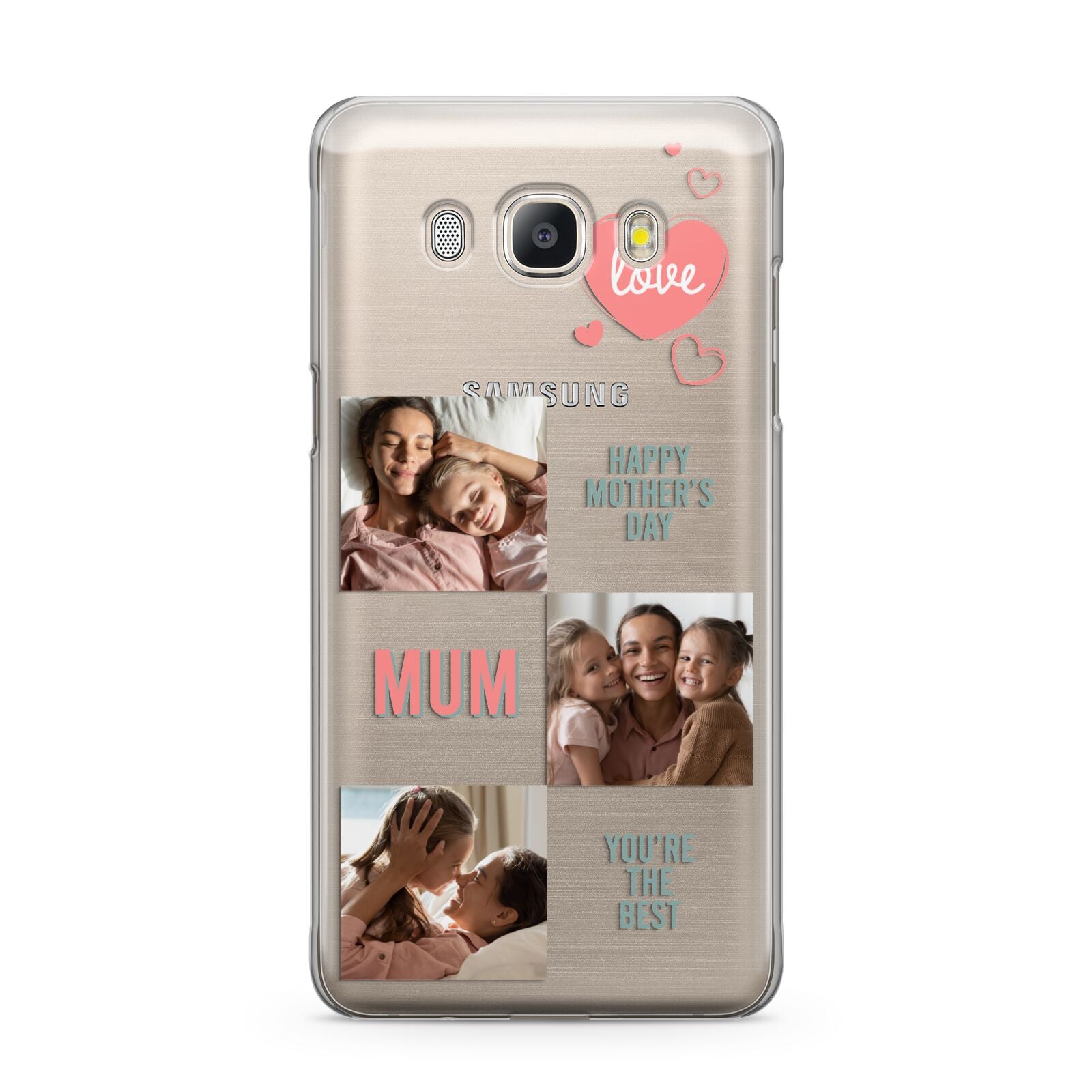 Pink Mum Photo Collage Samsung Galaxy J5 2016 Case