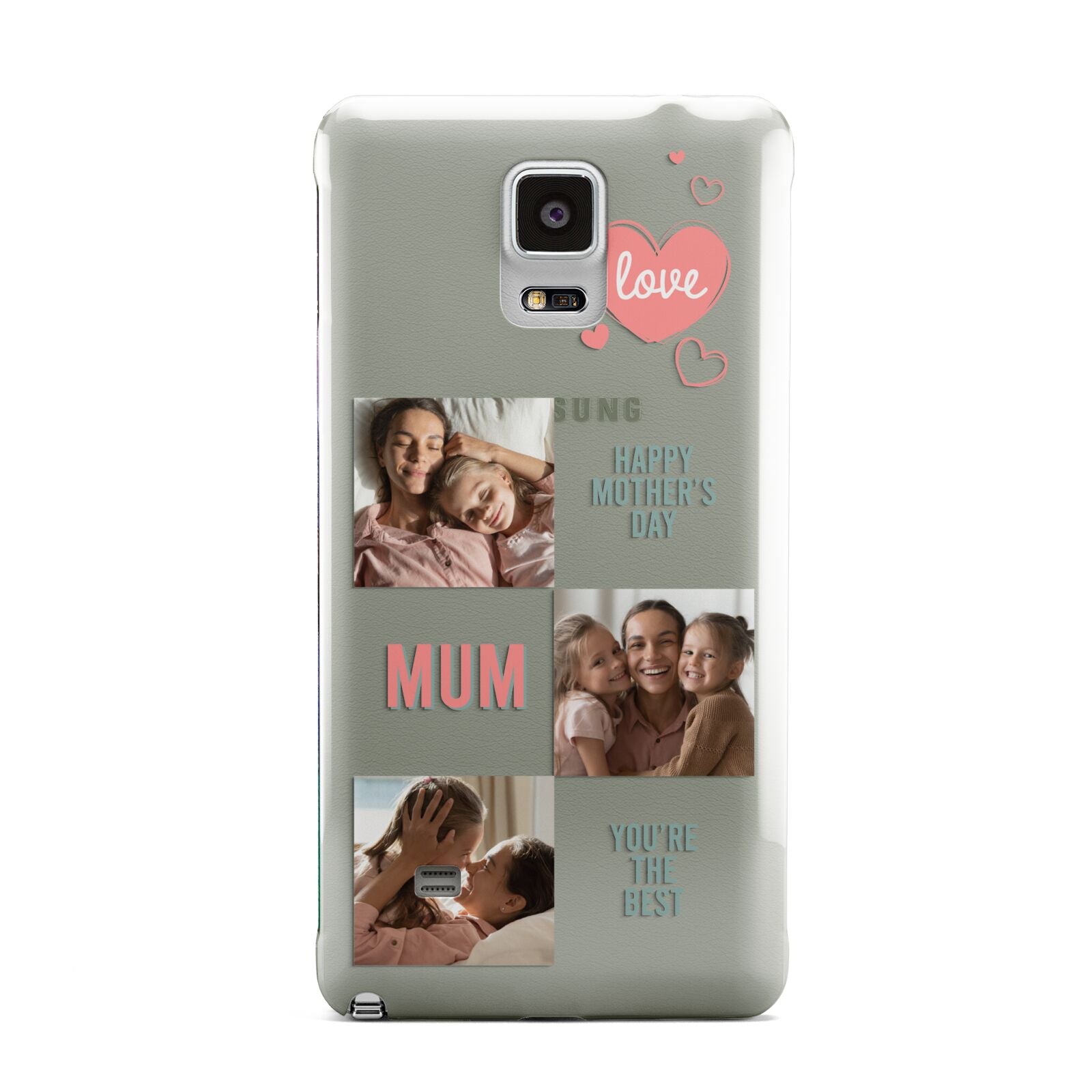 Pink Mum Photo Collage Samsung Galaxy Note 4 Case