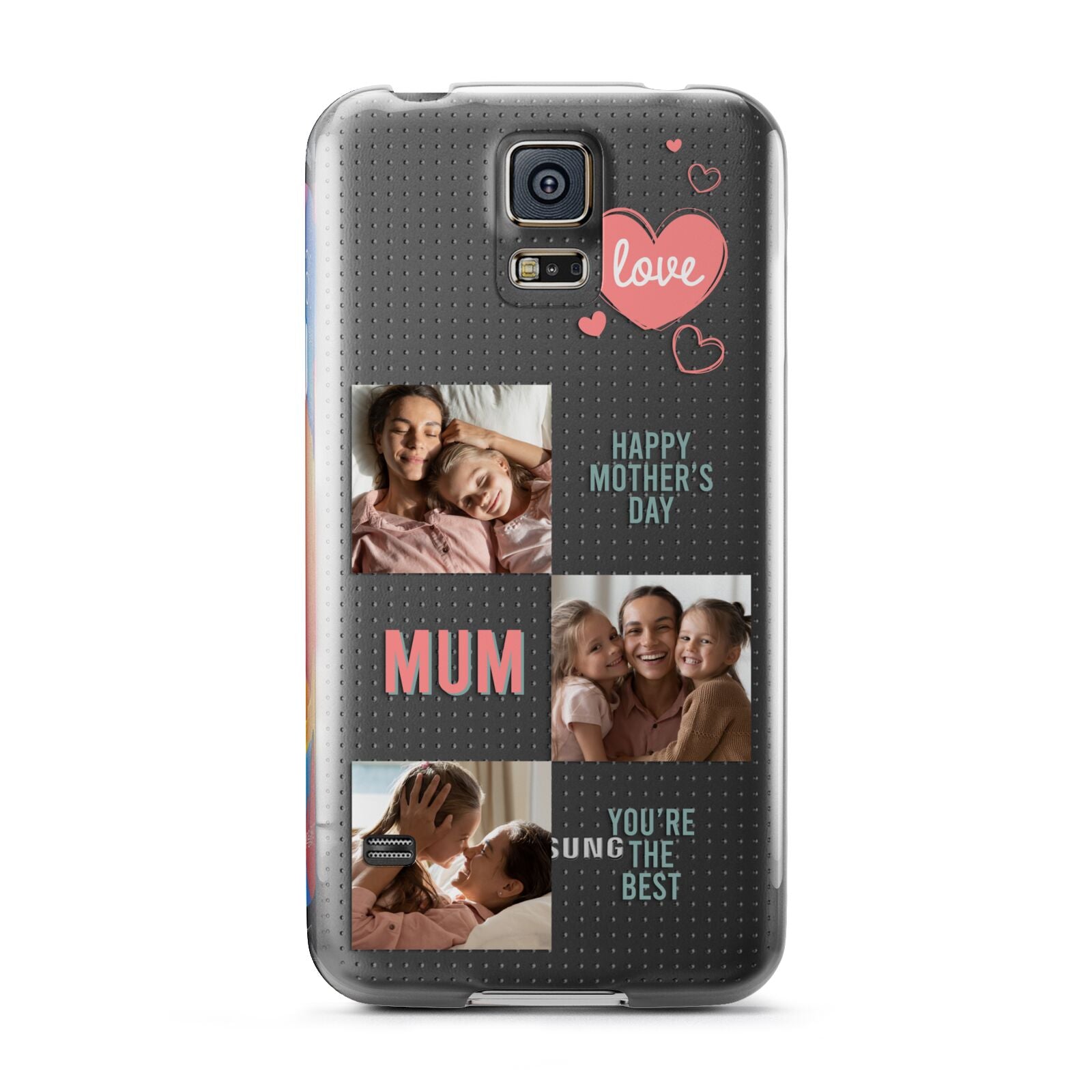 Pink Mum Photo Collage Samsung Galaxy S5 Case