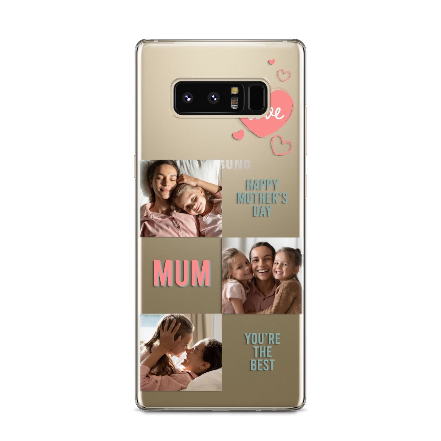 Pink Mum Photo Collage Samsung Galaxy S8 Case