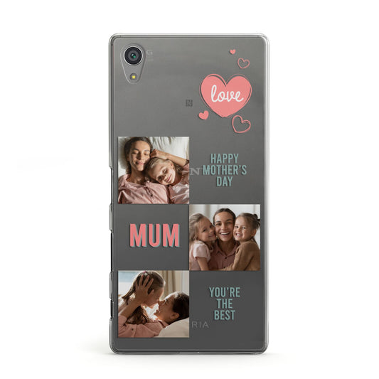 Pink Mum Photo Collage Sony Xperia Case