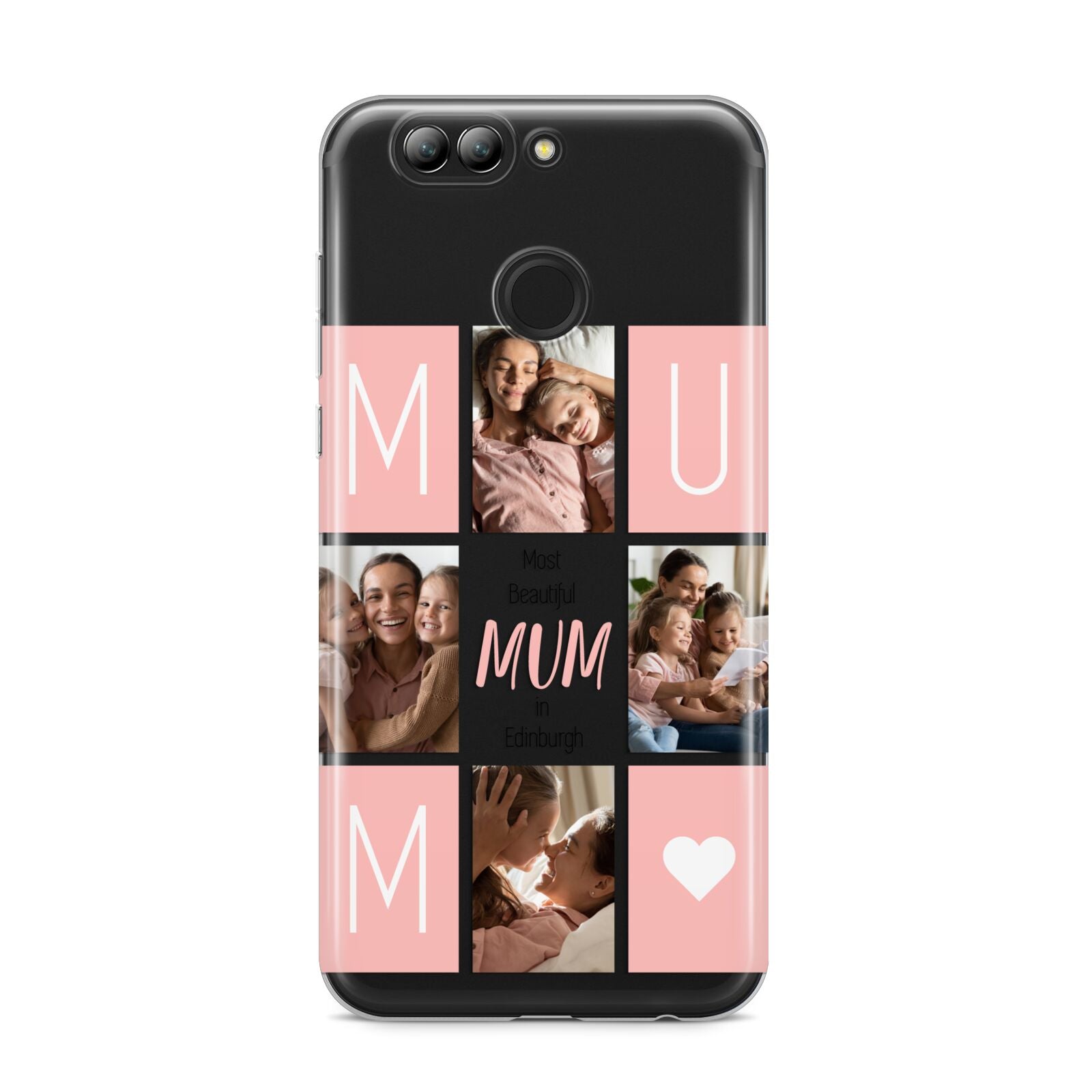 Pink Mum Photo Tiles Huawei Nova 2s Phone Case