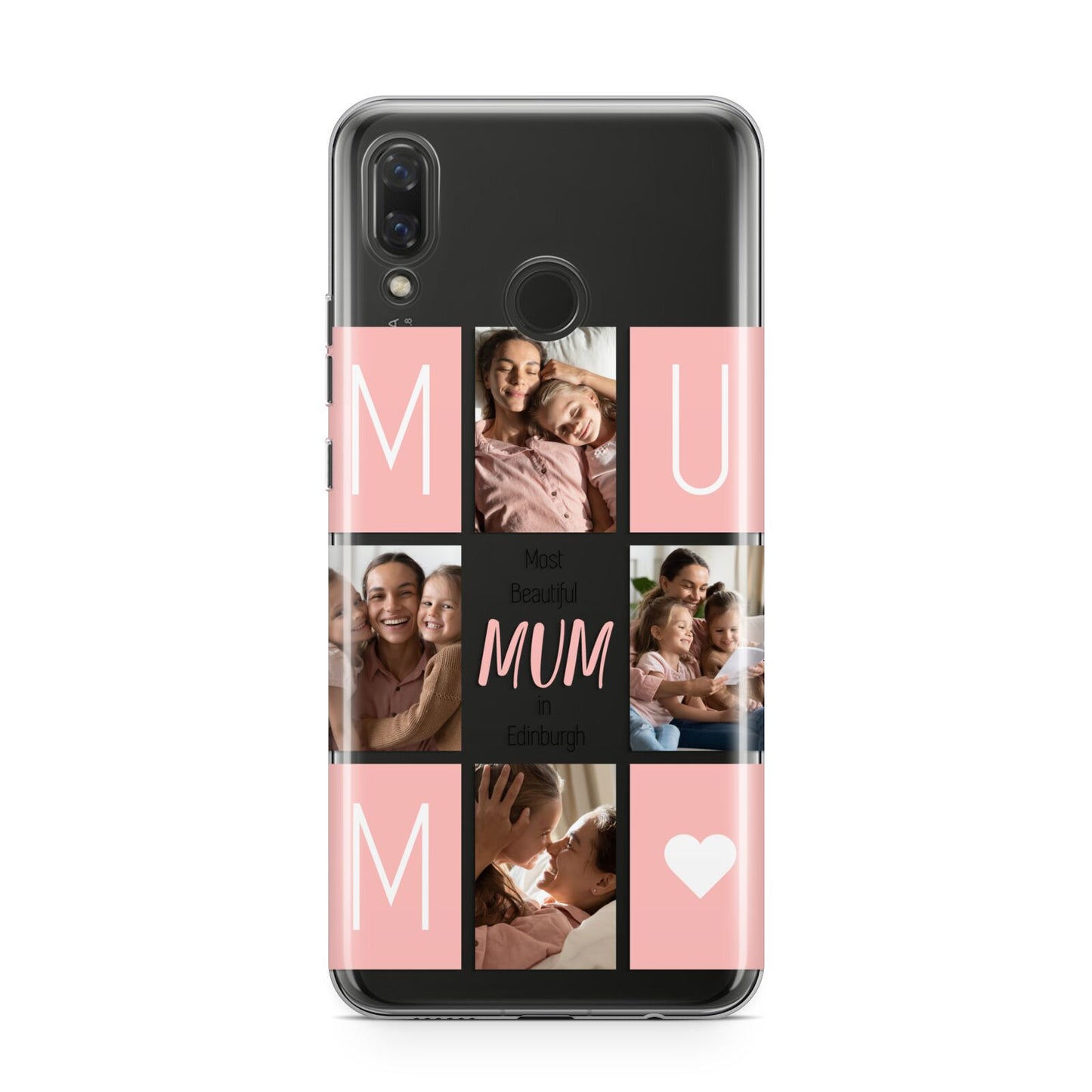 Pink Mum Photo Tiles Huawei Nova 3 Phone Case