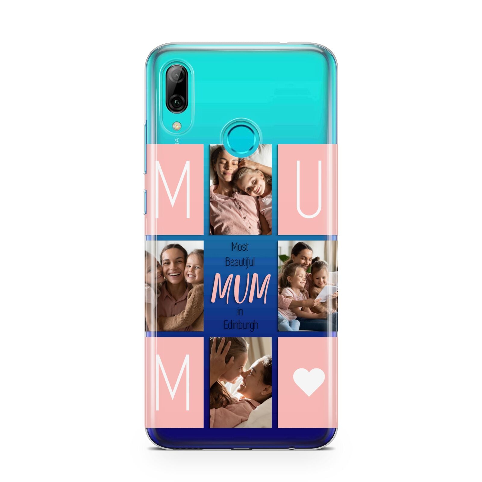 Pink Mum Photo Tiles Huawei P Smart 2019 Case