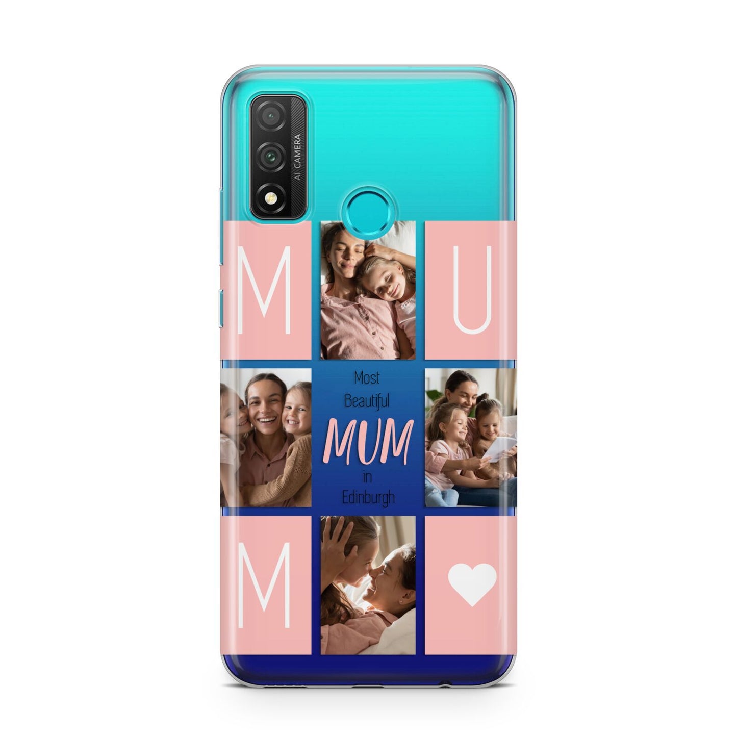 Pink Mum Photo Tiles Huawei P Smart 2020