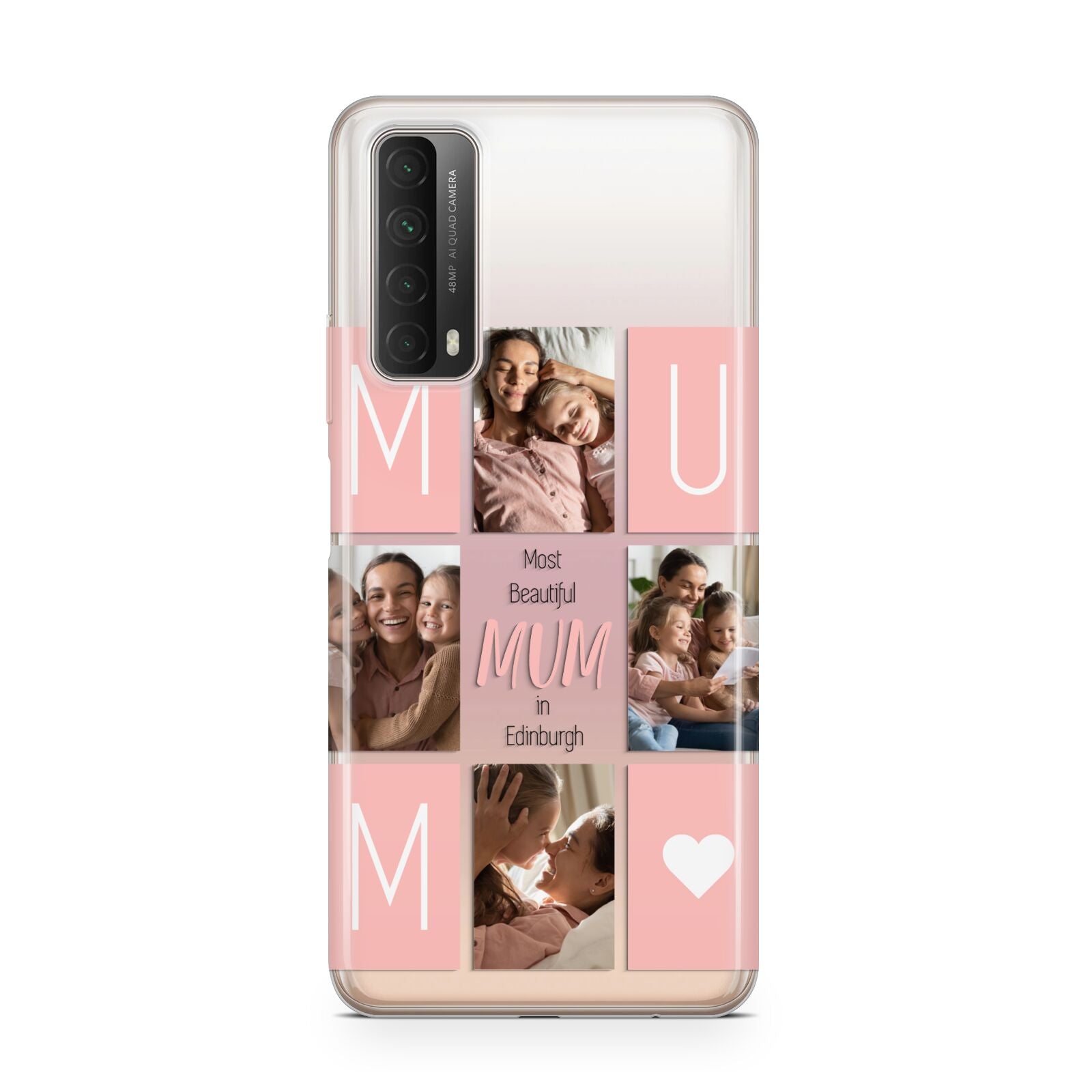 Pink Mum Photo Tiles Huawei P Smart 2021