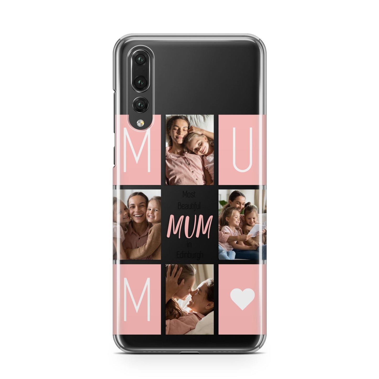 Pink Mum Photo Tiles Huawei P20 Pro Phone Case