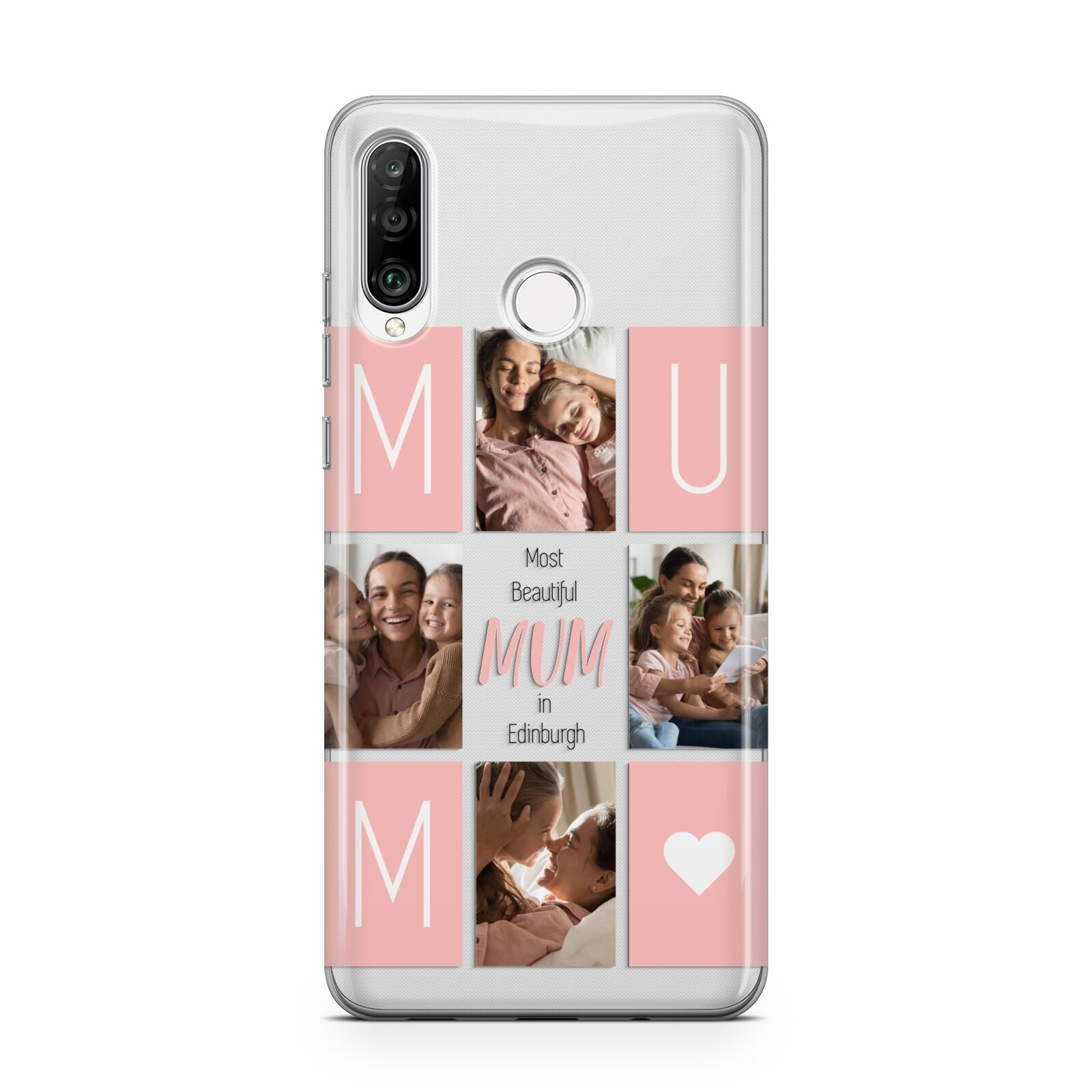 Pink Mum Photo Tiles Huawei P30 Lite Phone Case