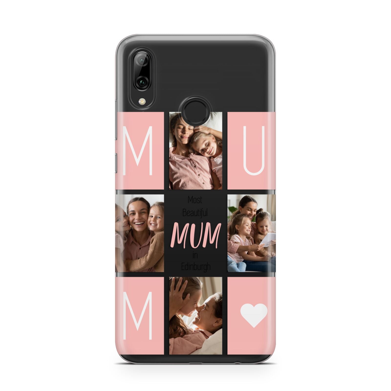 Pink Mum Photo Tiles Huawei Y7 2019