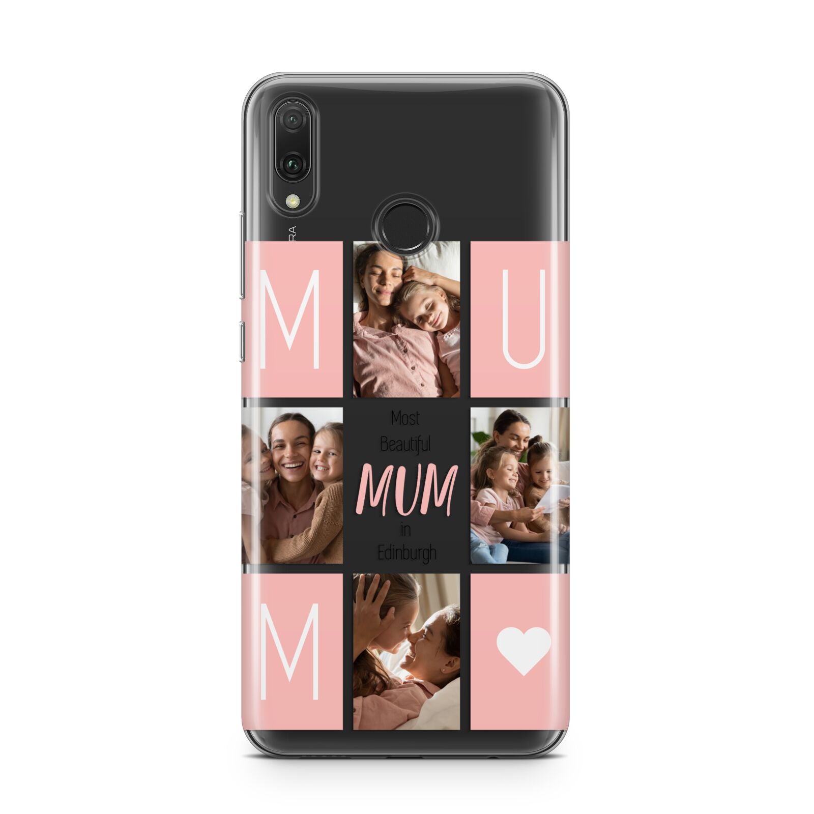 Pink Mum Photo Tiles Huawei Y9 2019