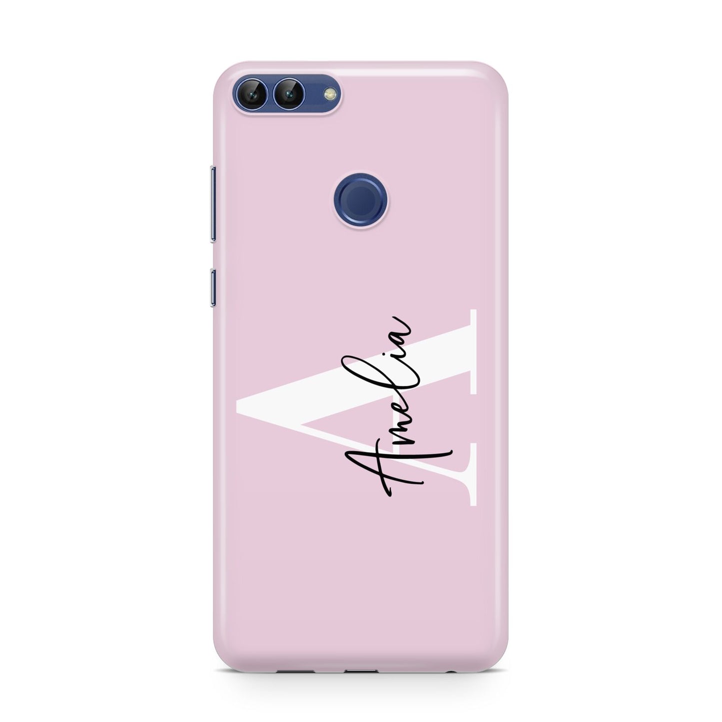 Pink Personalised Initial Name Huawei P Smart Case