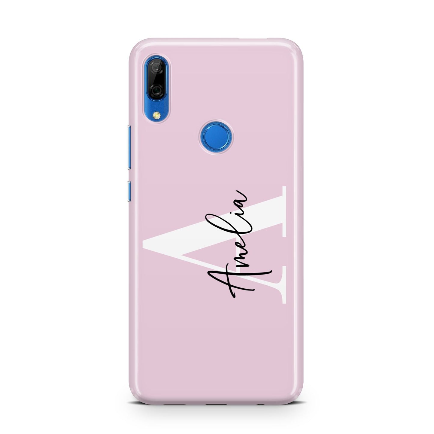 Pink Personalised Initial Name Huawei P Smart Z