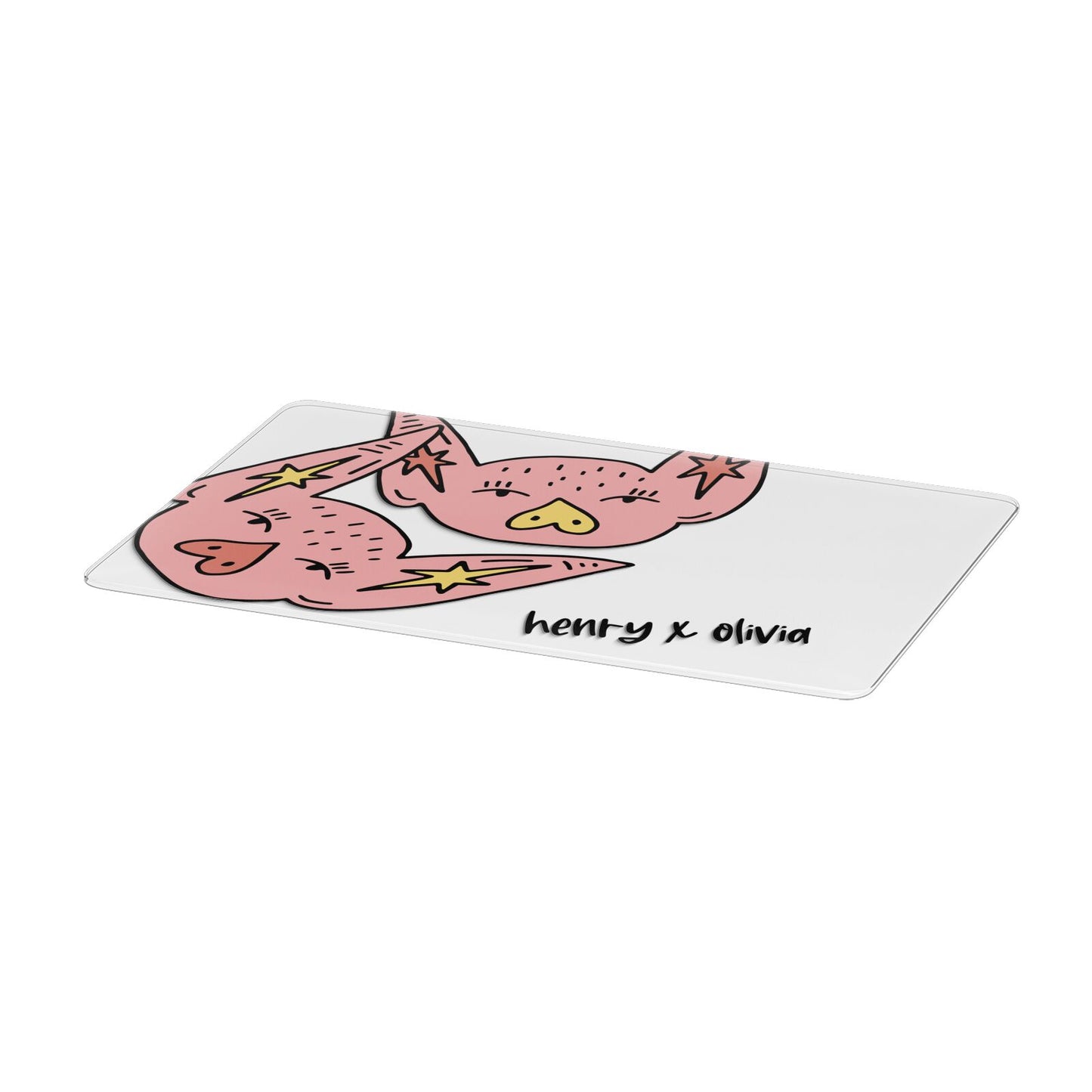 Pink Pigs Couple Apple MacBook Case Only