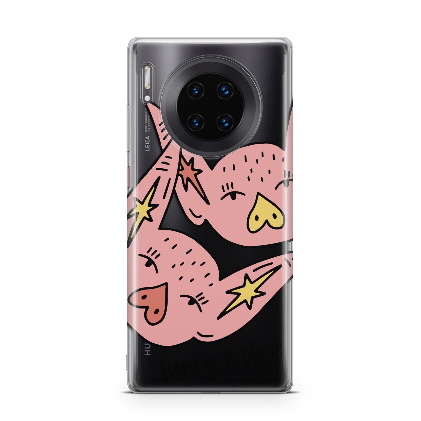 Pink Pigs Couple Huawei Mate 30 Pro Phone Case