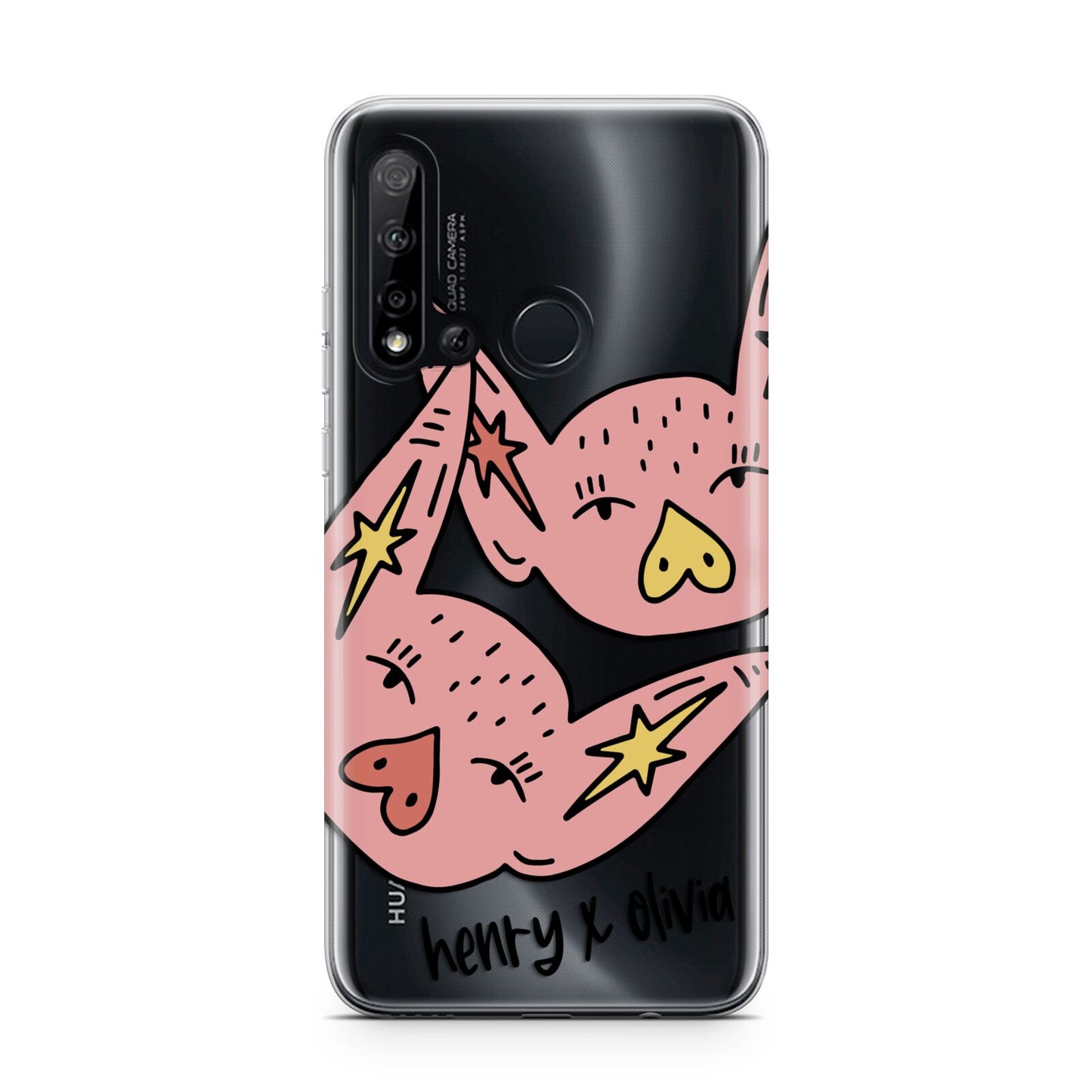 Pink Pigs Couple Huawei P20 Lite 5G Phone Case