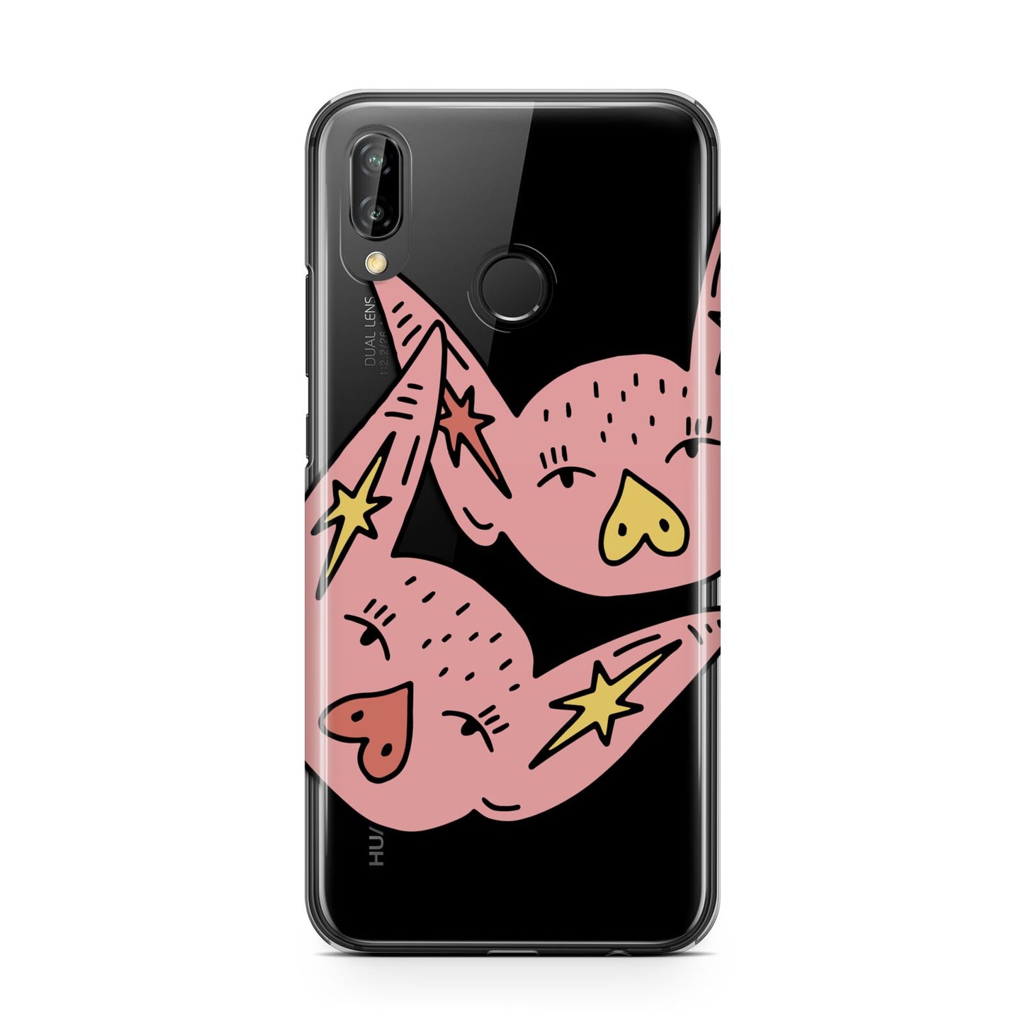 Pink Pigs Couple Huawei P20 Lite Phone Case