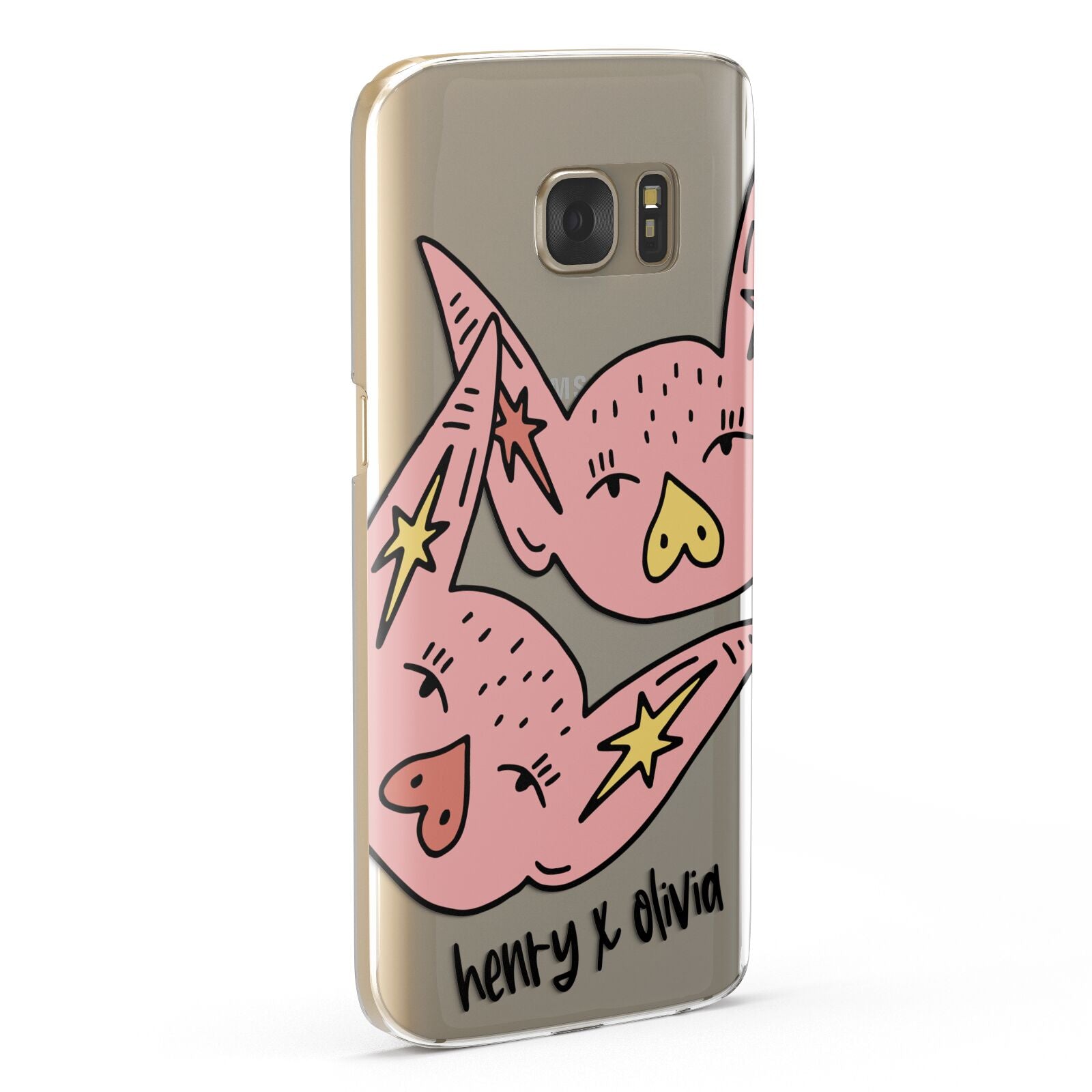 Pink Pigs Couple Samsung Galaxy Case Fourty Five Degrees