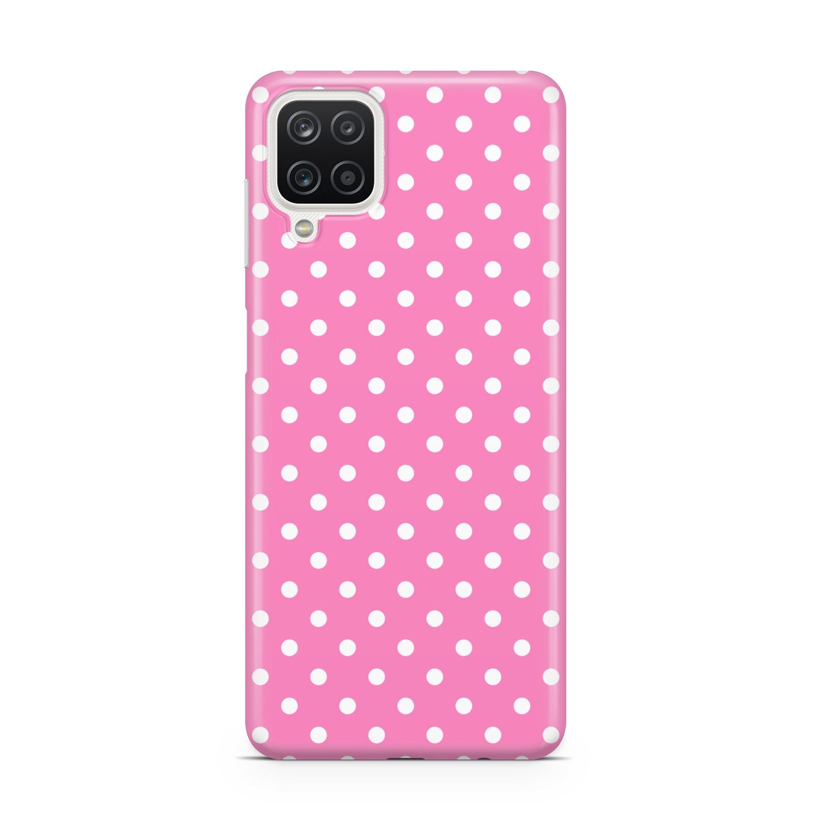 Pink Polka Dot Samsung A12 Case