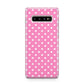 Pink Polka Dot Samsung Galaxy S10 Plus Case