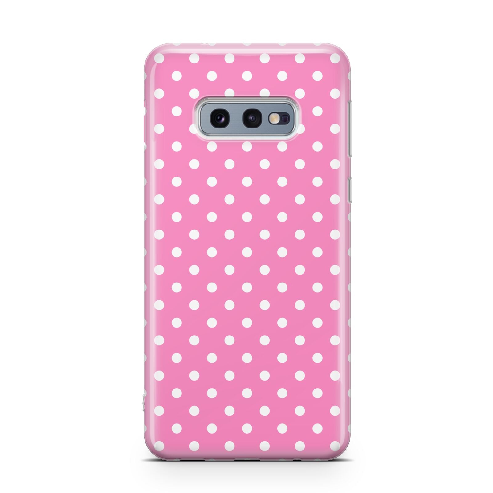 Pink Polka Dot Samsung Galaxy S10E Case