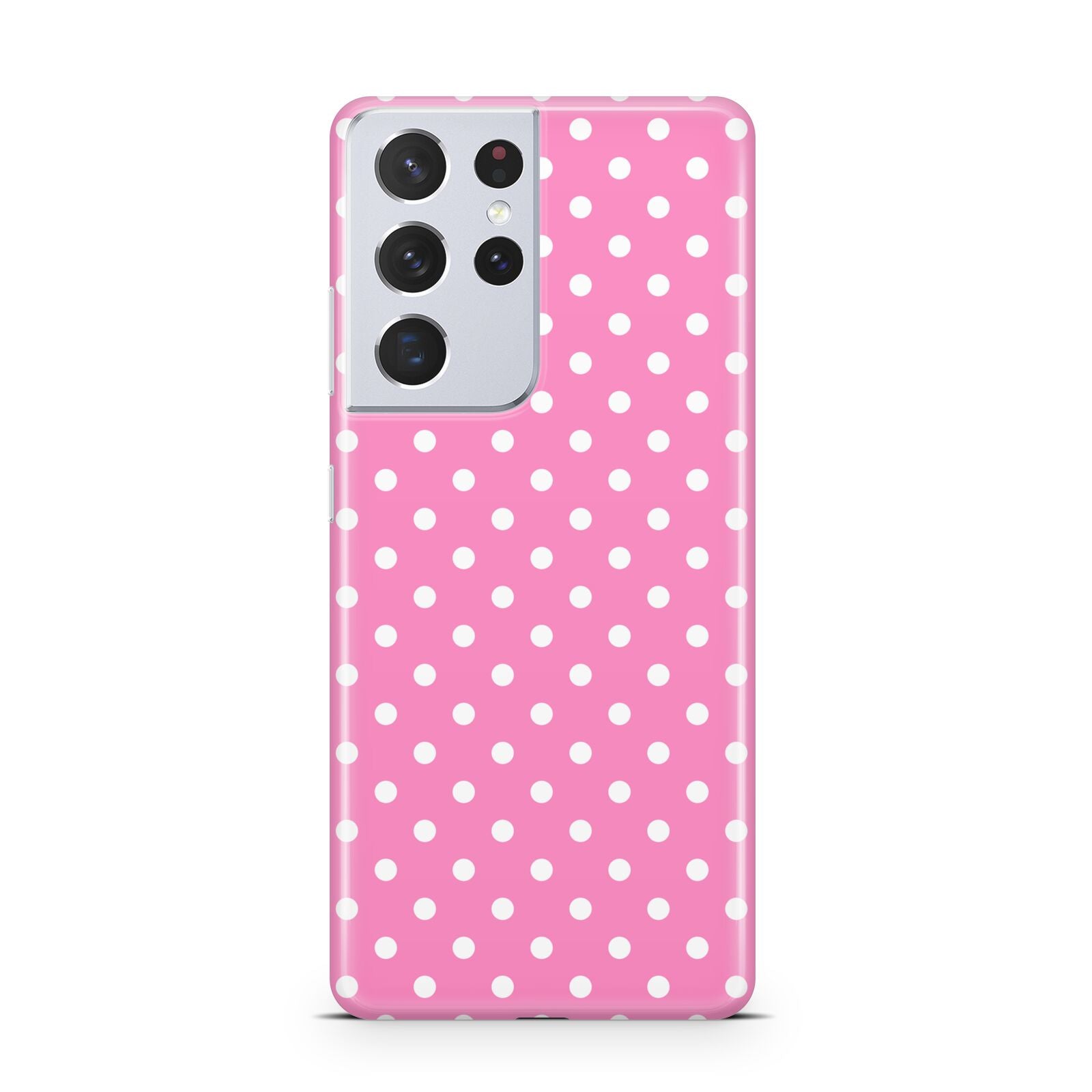 Pink Polka Dot Samsung S21 Ultra Case