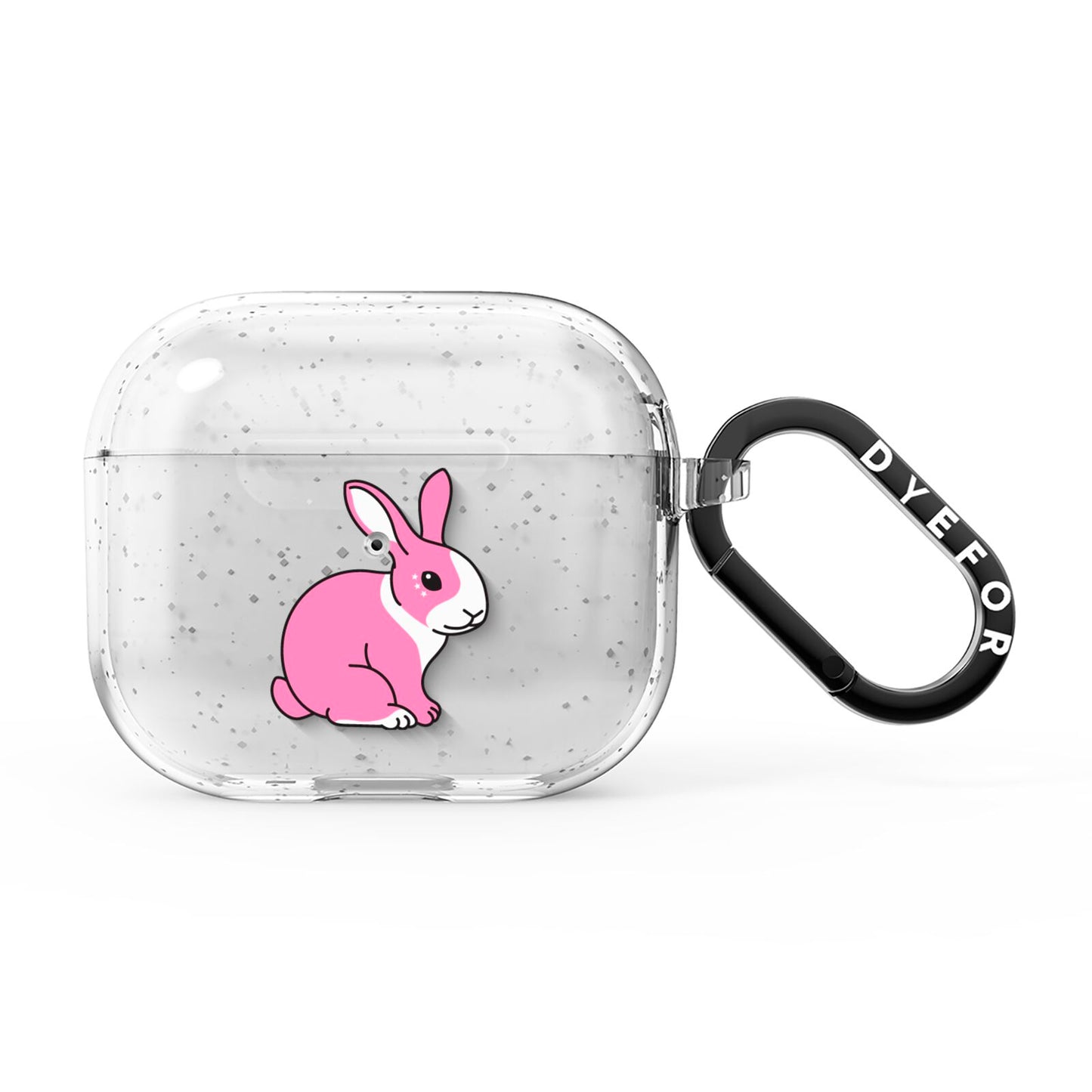 Pink Rabbits AirPods Glitter Case 3rd Gen