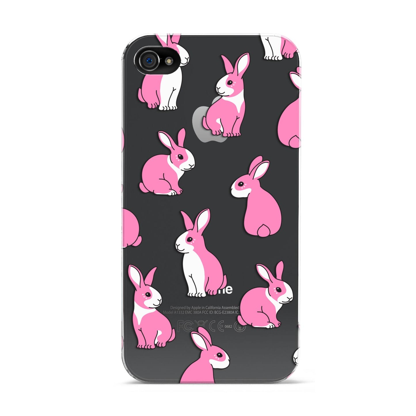 Pink Rabbits Apple iPhone 4s Case