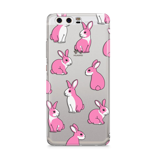 Pink Rabbits Huawei P10 Phone Case