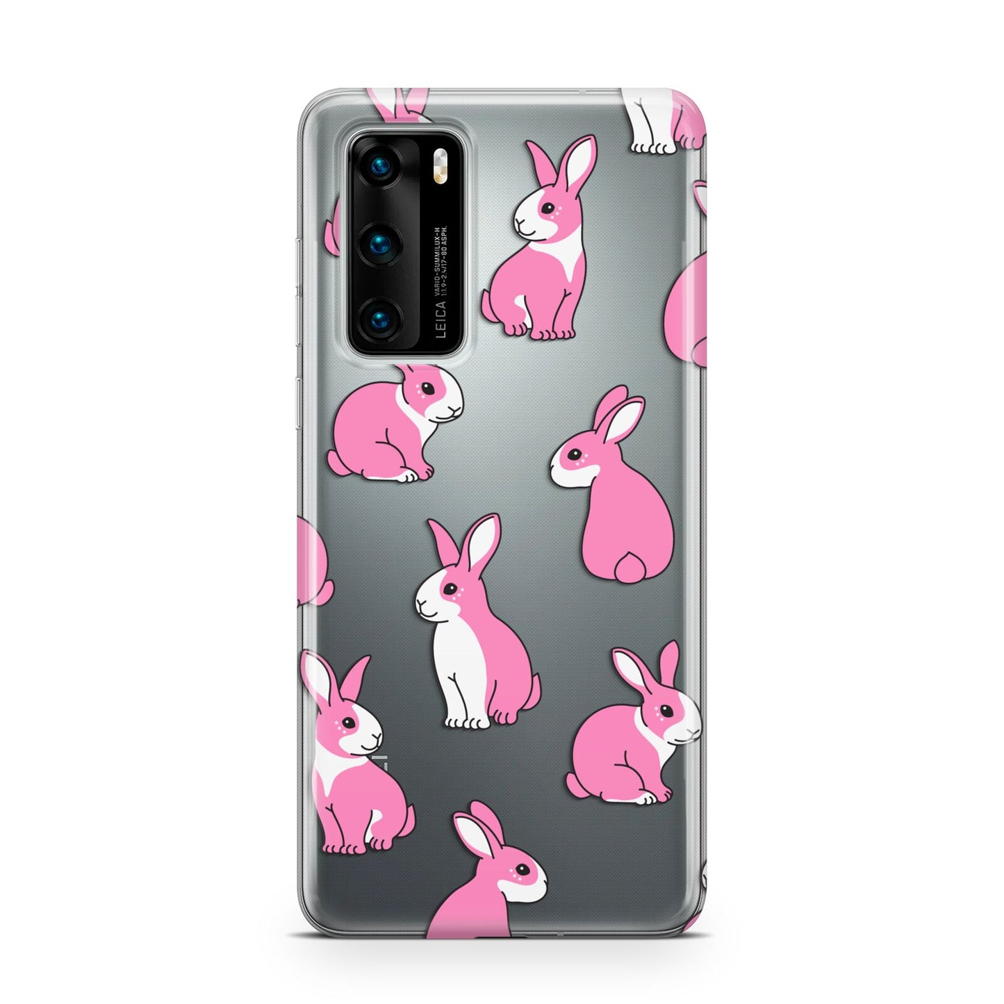 Pink Rabbits Huawei P40 Phone Case