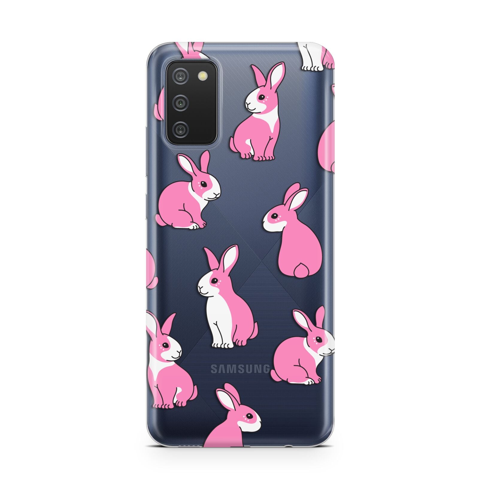 Pink Rabbits Samsung A02s Case