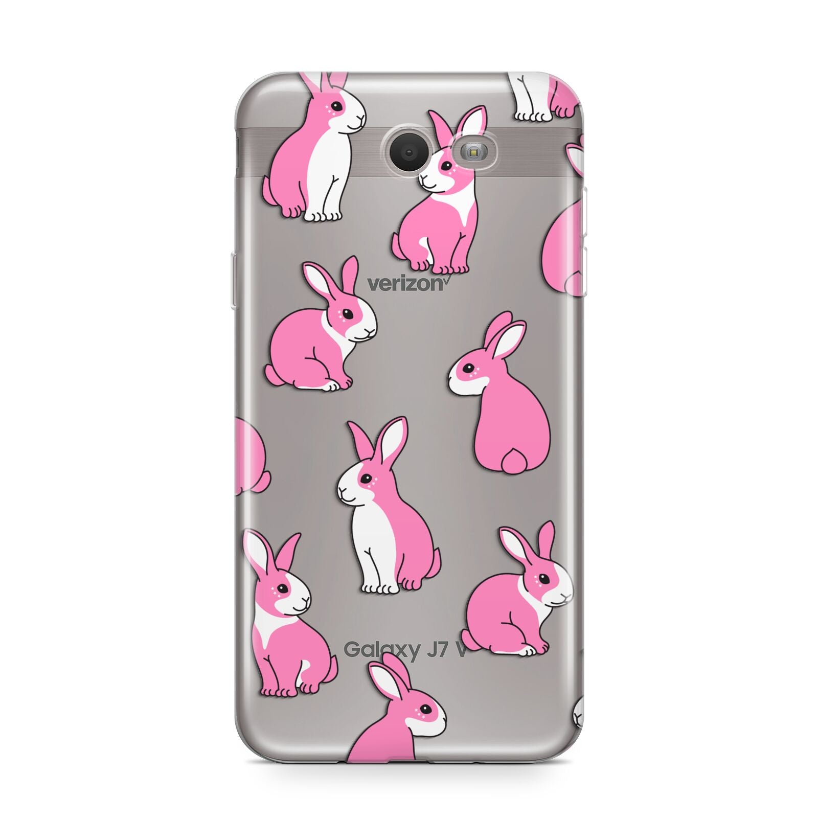 Pink Rabbits Samsung Galaxy J7 2017 Case