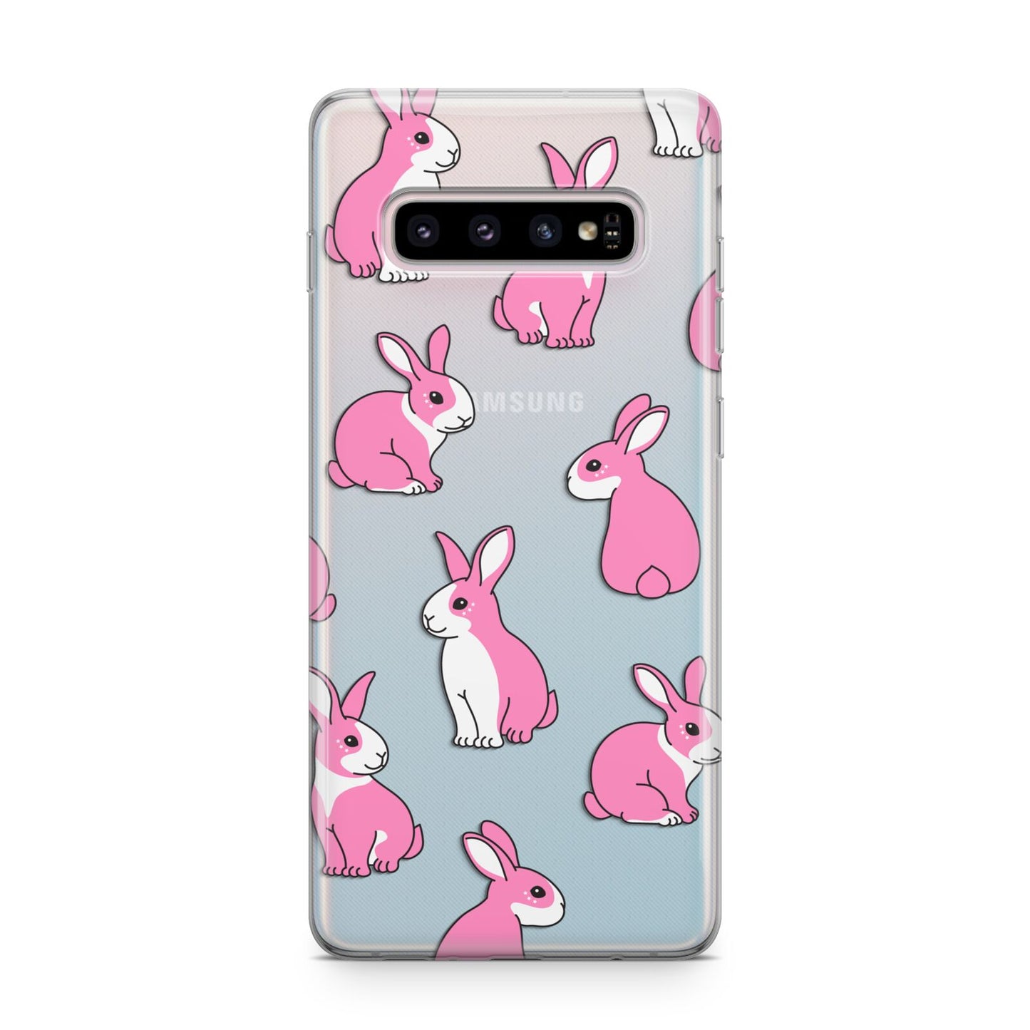 Pink Rabbits Samsung Galaxy S10 Plus Case