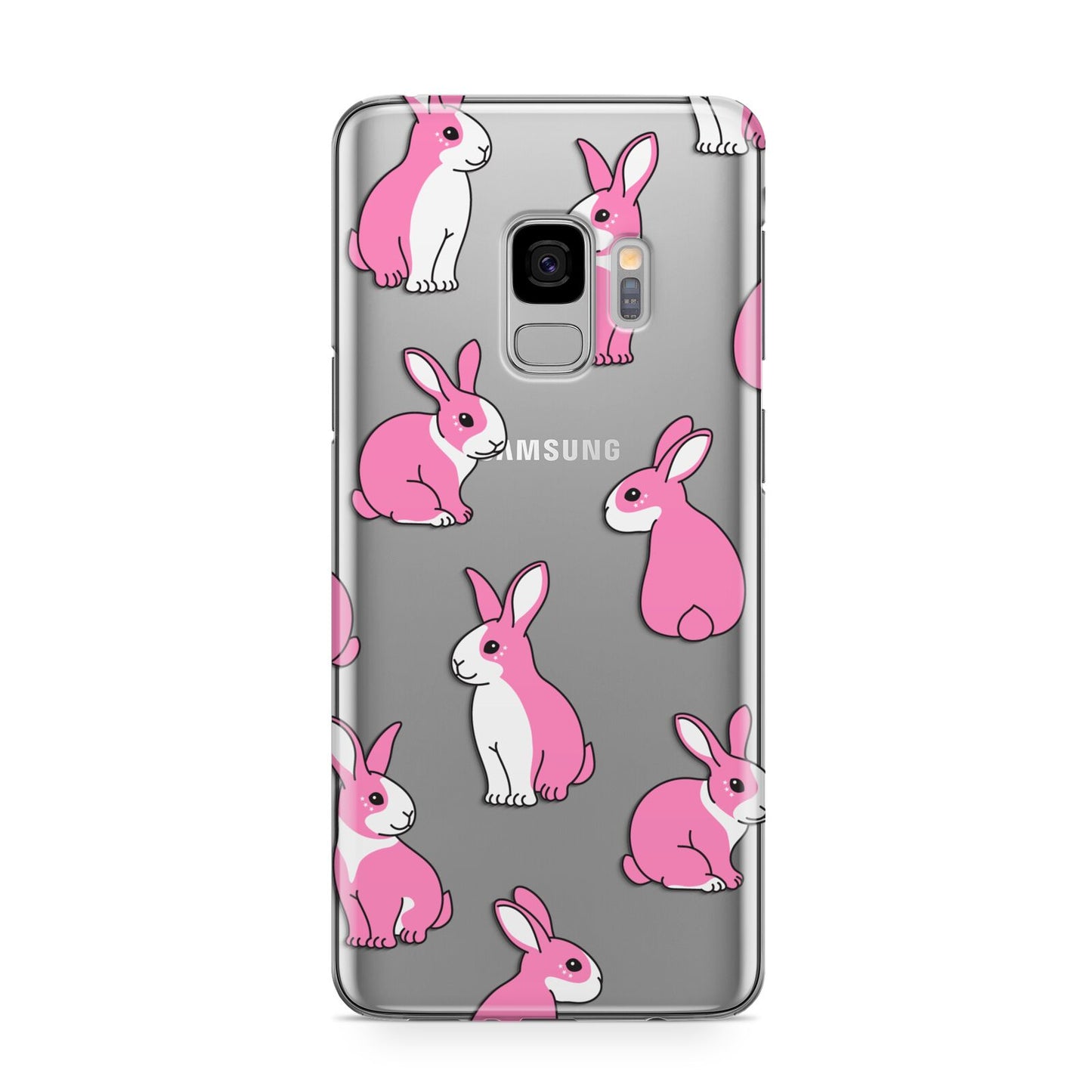 Pink Rabbits Samsung Galaxy S9 Case