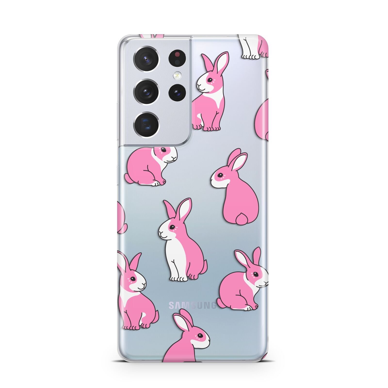 Pink Rabbits Samsung S21 Ultra Case