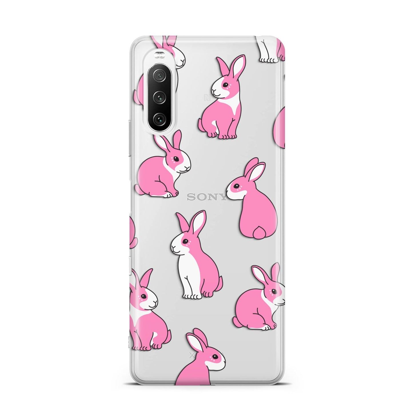 Pink Rabbits Sony Xperia 10 III Case